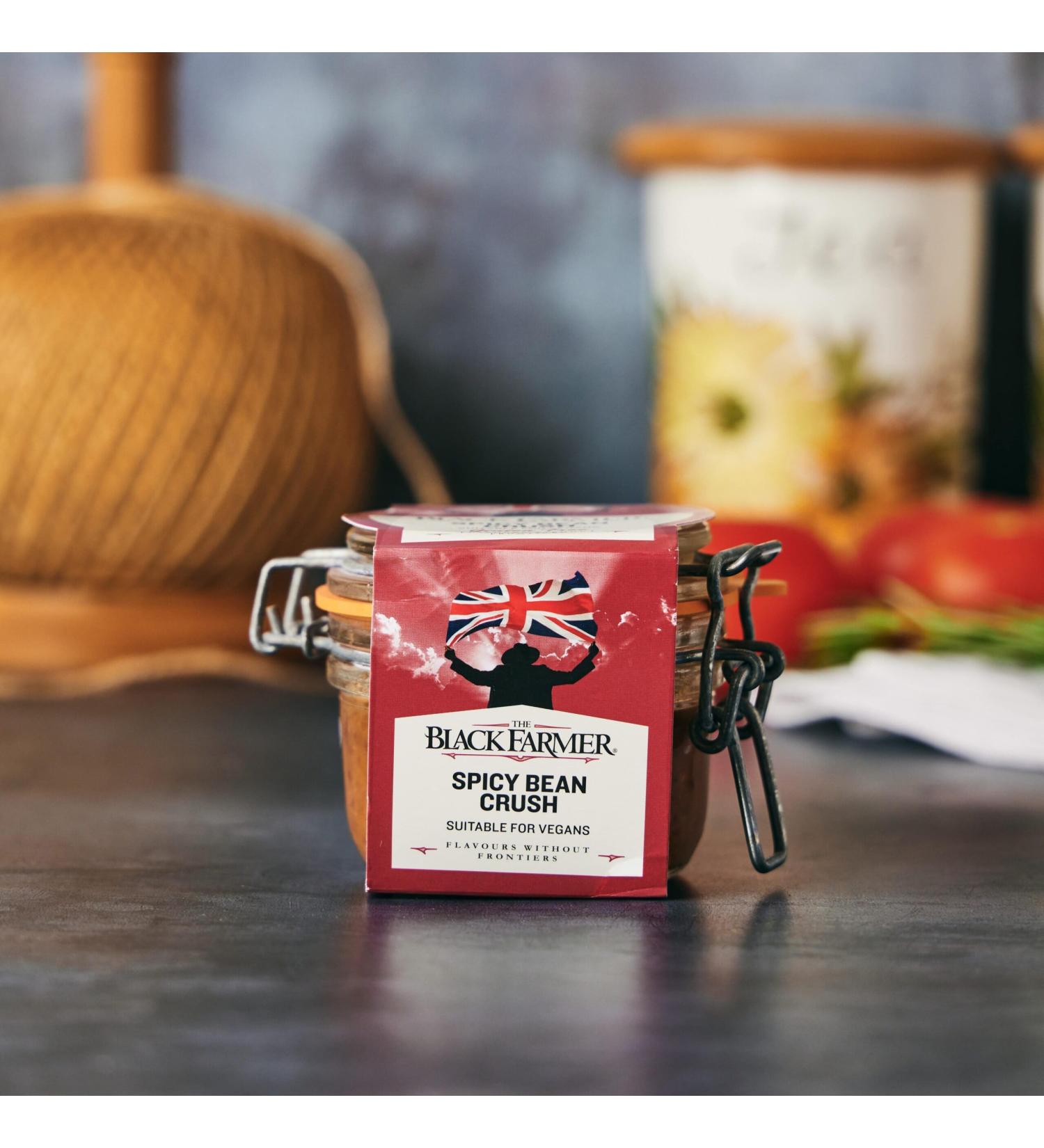 Spicy Bean Crush with Tomato and Coriander 110g x 6 - Organic Spicy Bean Crush Tomato and Coriander.