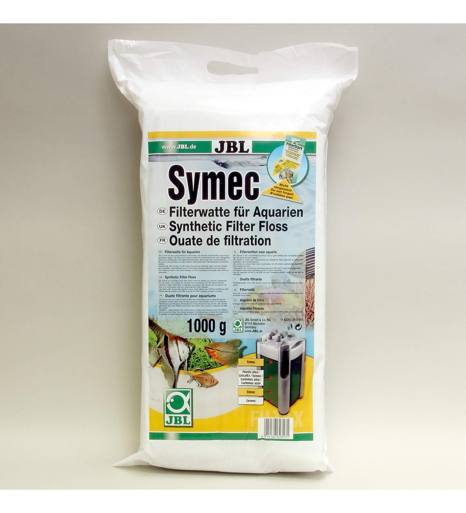 JBL Symec 62317 filter wool for aquarium filters against all water turbidity 1 kg (1 pack) filter wool