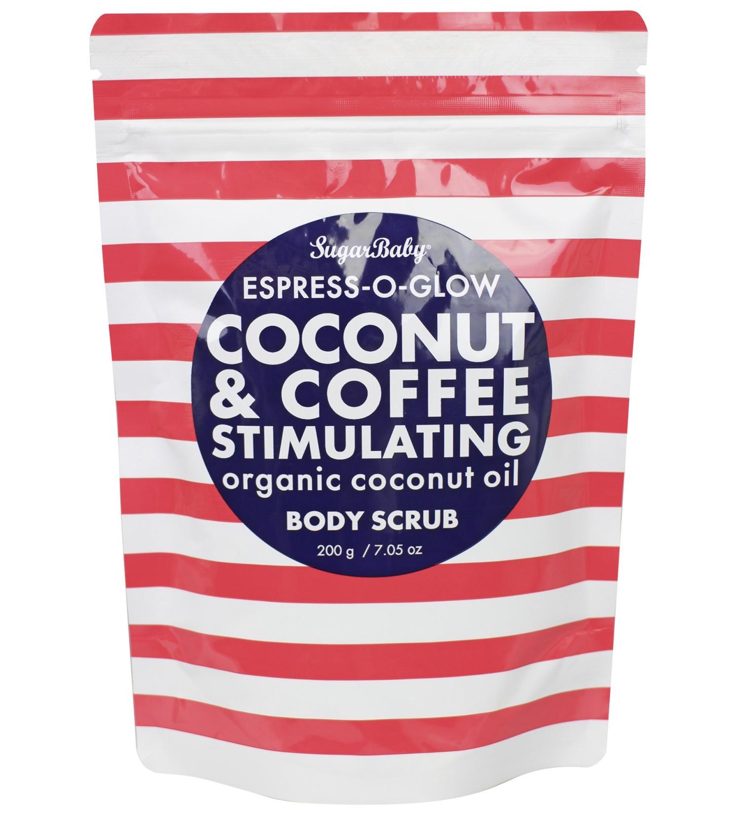Buy SugarBaby Espress O Glow Coconut & Coffee Body Scrub - 7.05 oz | Exfoliating & Stimulating Scrub for Soft Skin - International Shipping Available - Buy Online on SooperMarket.com