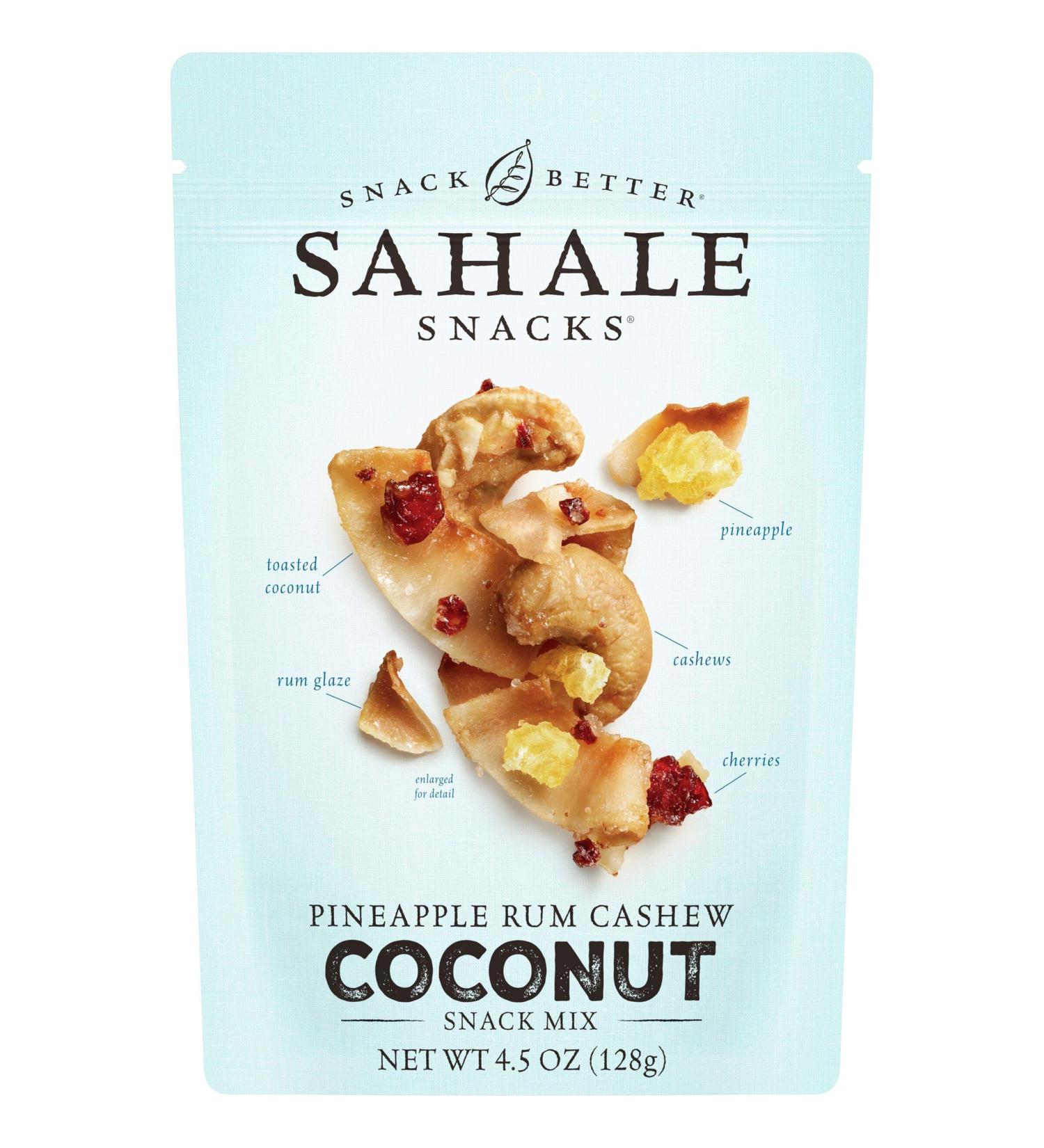 Sahale Snacks Pineapple Rum Cashew Coconut Mix - 4.5 oz | Gourmet Snack - Buy Online on SooperMarket.com