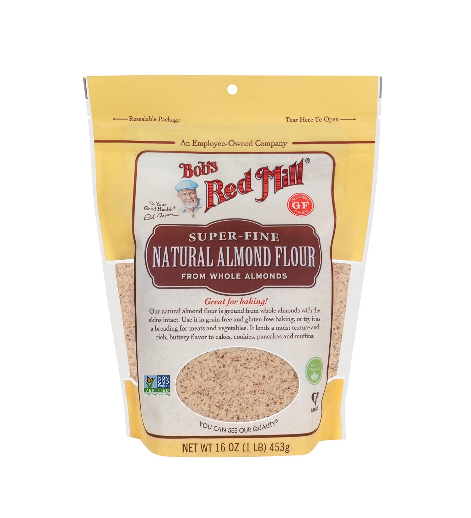 Bob's Red Mill Natural Almond Flour 16oz - Pack of 2 | 2lb Total - Buy Online on SooperMarket.com