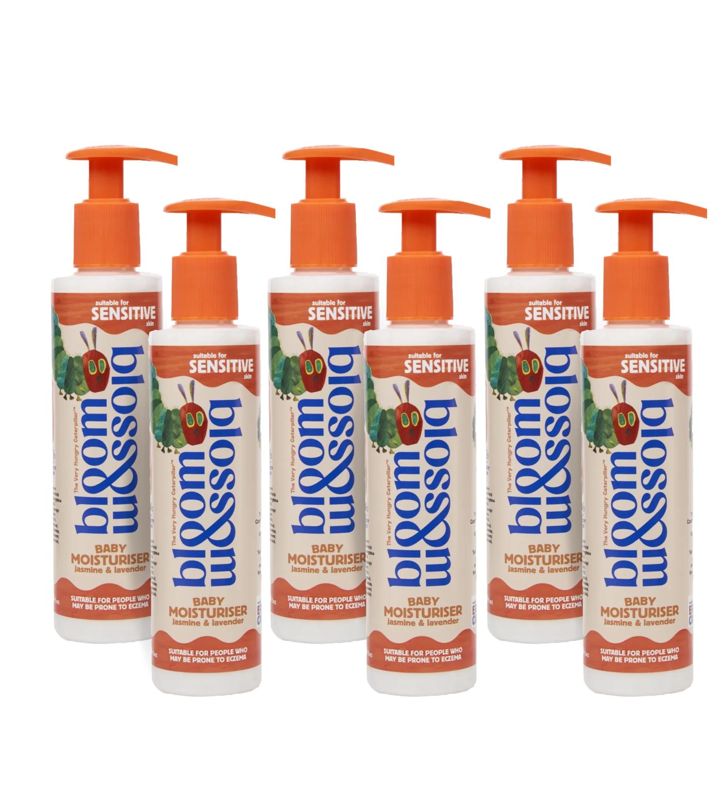 Very Hungry Caterpillar Baby Moisturiser Bundle - Shea Butter Cream for Sensitive Skin - Jasmine and Lavender Scented - 6x200ml - Buy Online on SooperMarket.com