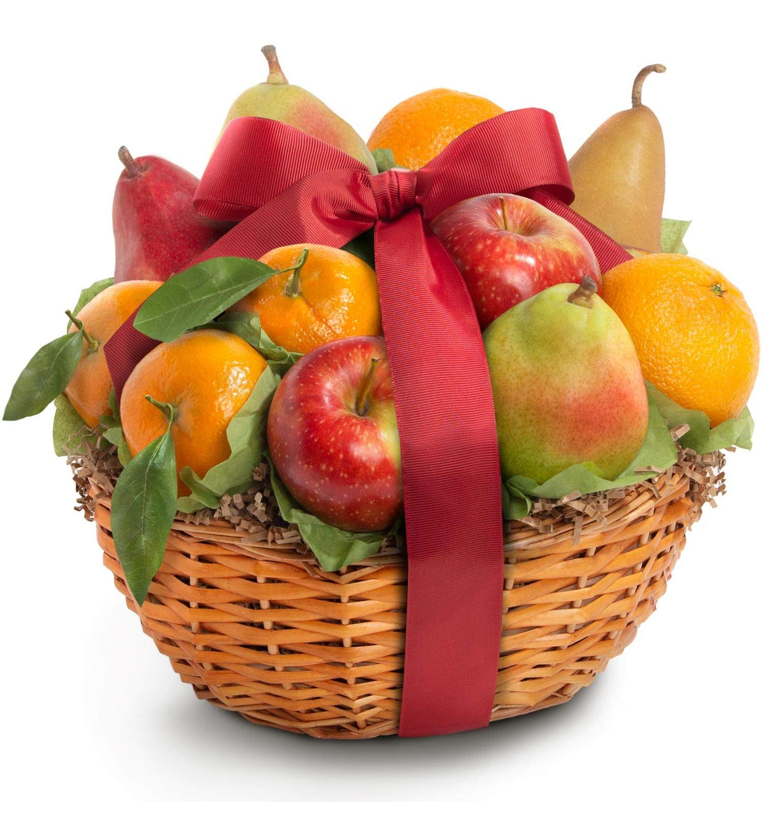 Orchard Favorites Fruit Basket Gift, 10 Piece Set All Occasion