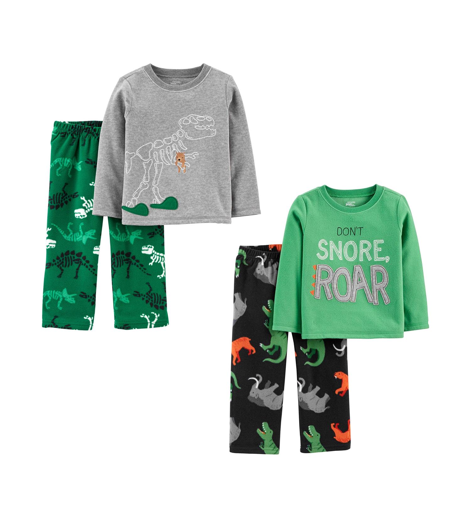 Simple Joys by Carter's Boys' Dinosaur Pajama Set - Size 2 Years - Buy Online on SooperMarket.com