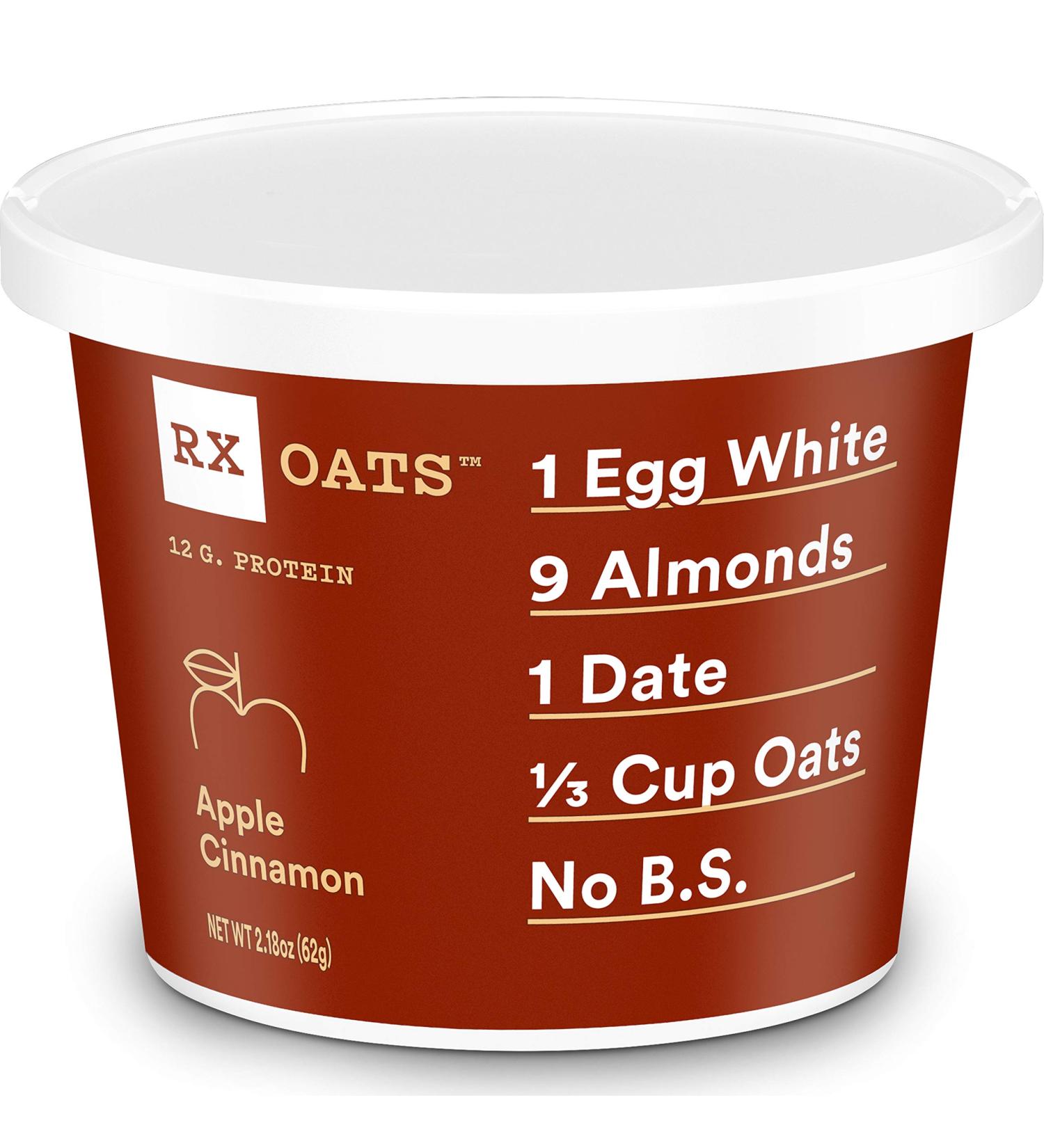 RXBAR Oatmeal Cup - Apple Cinnamon Flavor | 2.18 Oz | Healthy Breakfast Option - Buy Online on SooperMarket.com