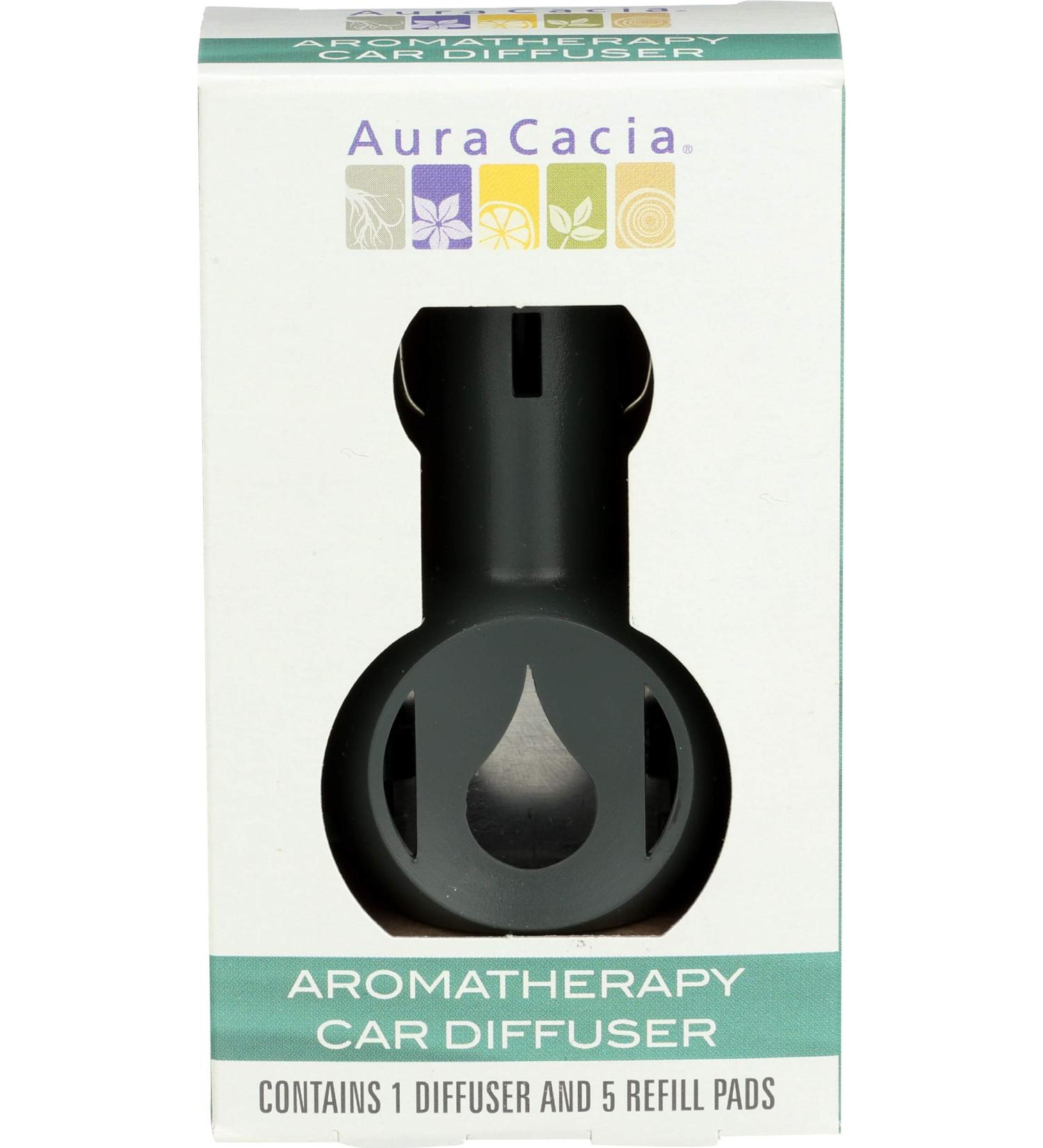 Aura Cacia Aromatherapy Car Diffuser - Enhance Your Drive with Essential Oils - Buy Online on SooperMarket.com