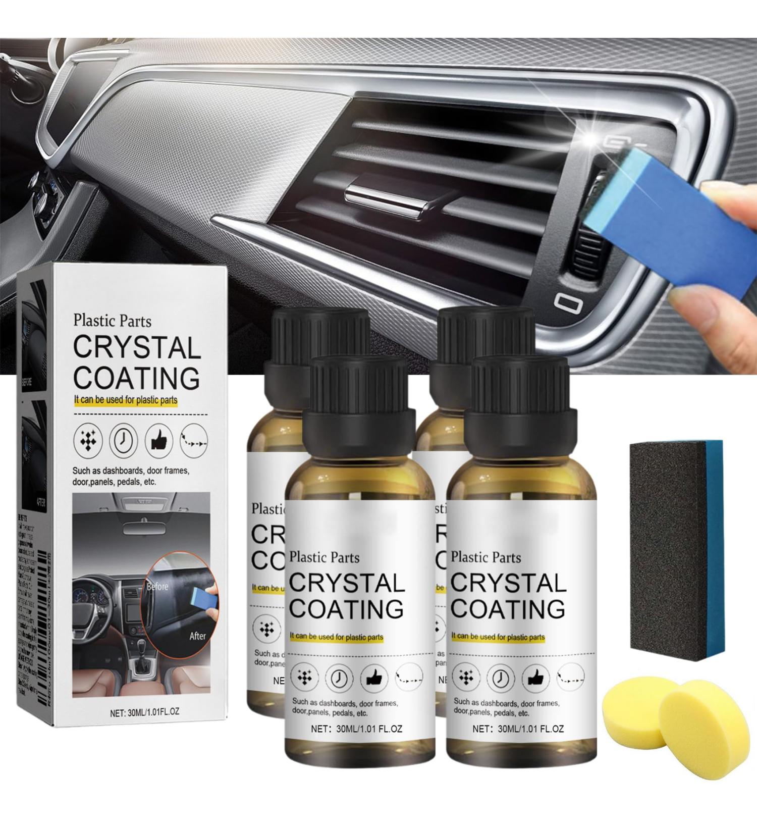 Crystal Coating for Car Plastic Parts 2024 New Crystal Coating for Car Plastic Parts (4Set) - Buy Online on SooperMarket.com