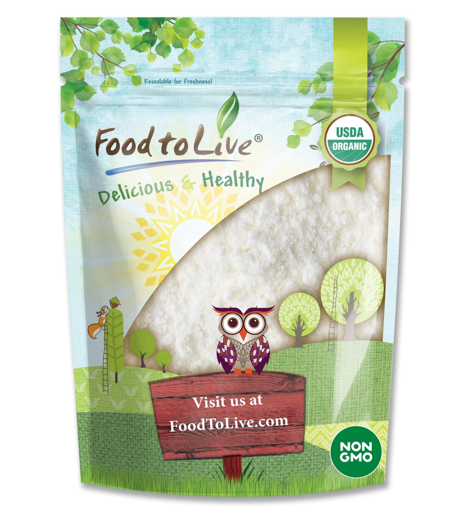 Organic Coconut Milk Powder - 2 lbs | Non-GMO, Pure & Unsweetened | Vegan & Keto-Friendly Plant-Based Creamer | Dairy-Free Bulk Supply - Buy Online on SooperMarket.com