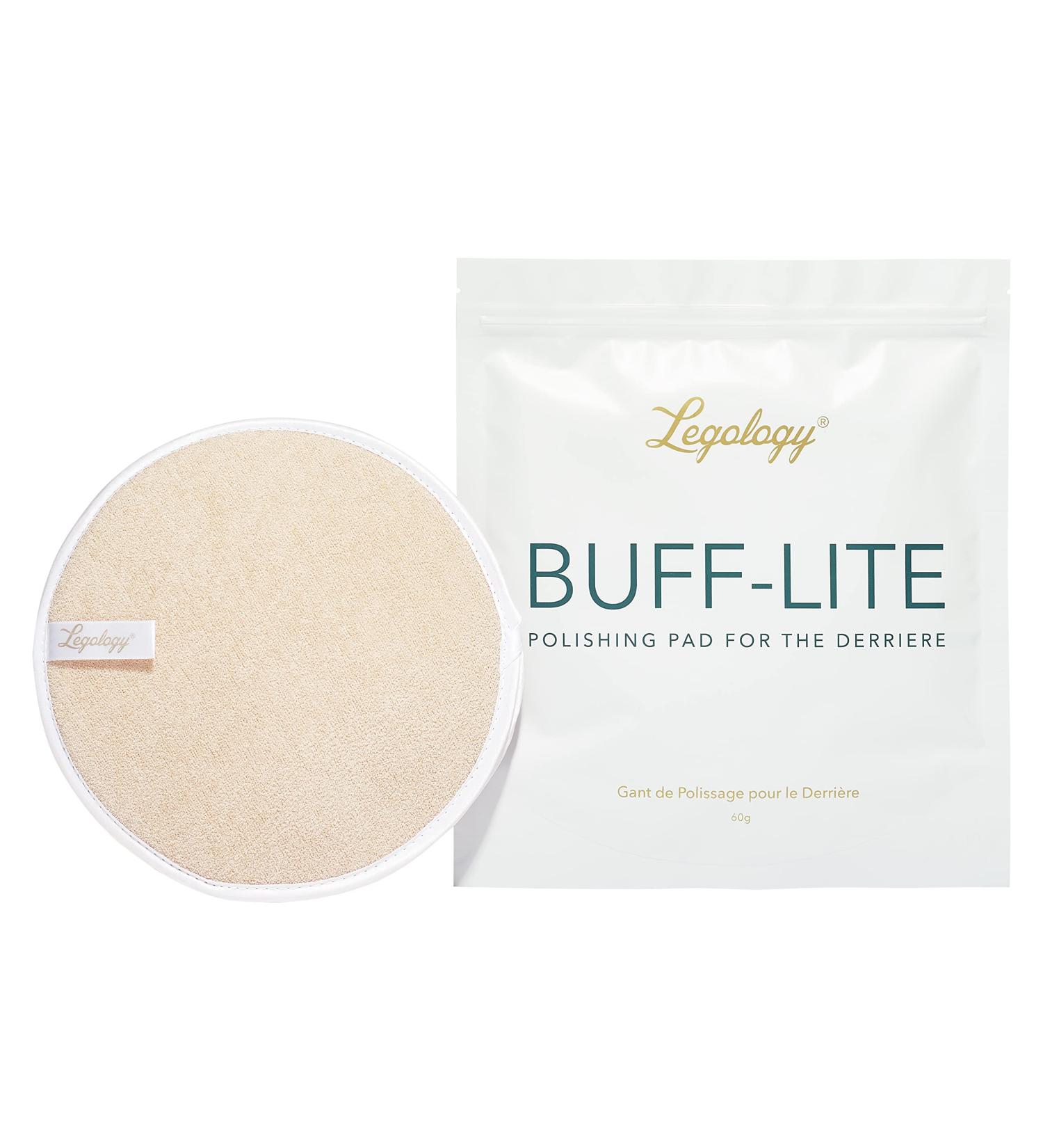 Exfoliating Mitt Buff Lite - Dual Sided Shower Pad for Deep Cleansing Lymph Drainage & Skin Priming | Perfect for Booty & Hips | International Shipping - Buy Online on SooperMarket.com