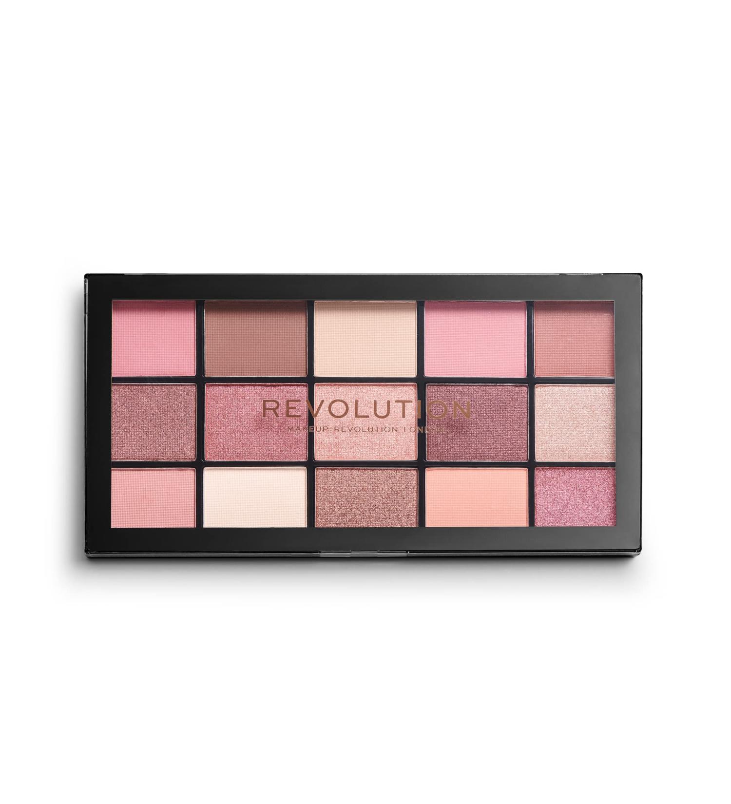 Makeup Revolution Reloaded Palette - 15 Long-Lasting Vegan Shades - Buy Online on SooperMarket.com