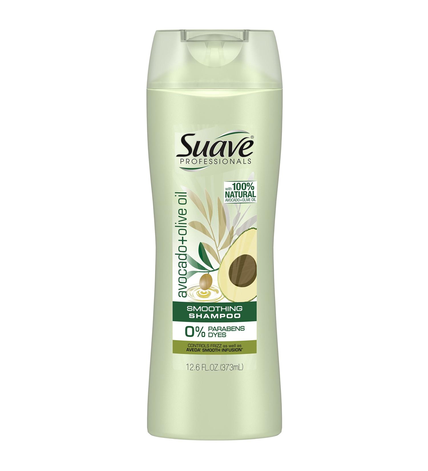 Suave Professionals Shampoo with Avocado + Olive Oil | 12.6 oz - Nourishing Hair Care for all Hair Types | International Shipping Available - Buy Online on SooperMarket.com