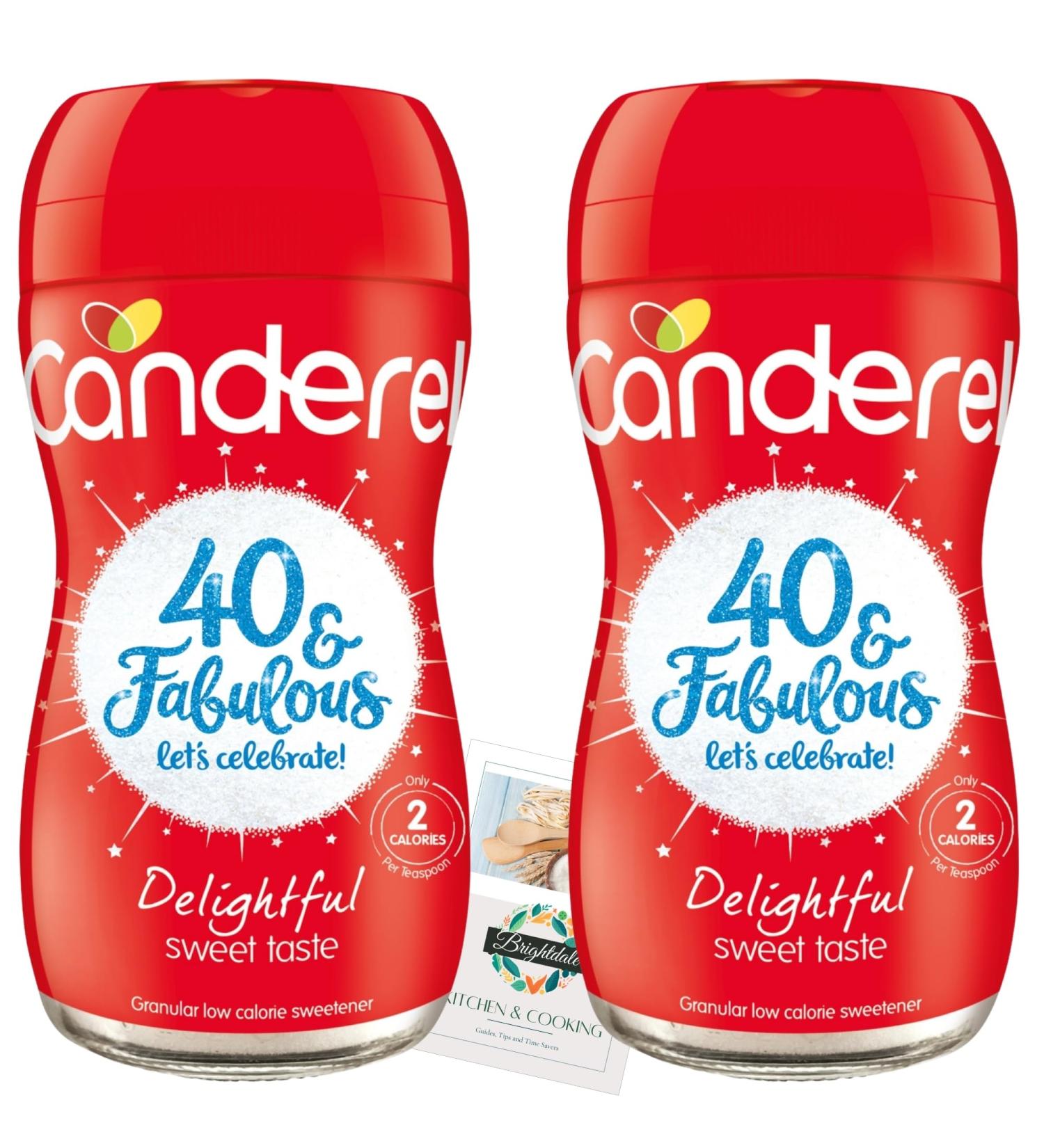 Sweetener Bundle with 2 Pack Canderel Granular Low Calorie Sweetener 75g + Brightdale Kitchen Booklet - Buy Online on SooperMarket.com