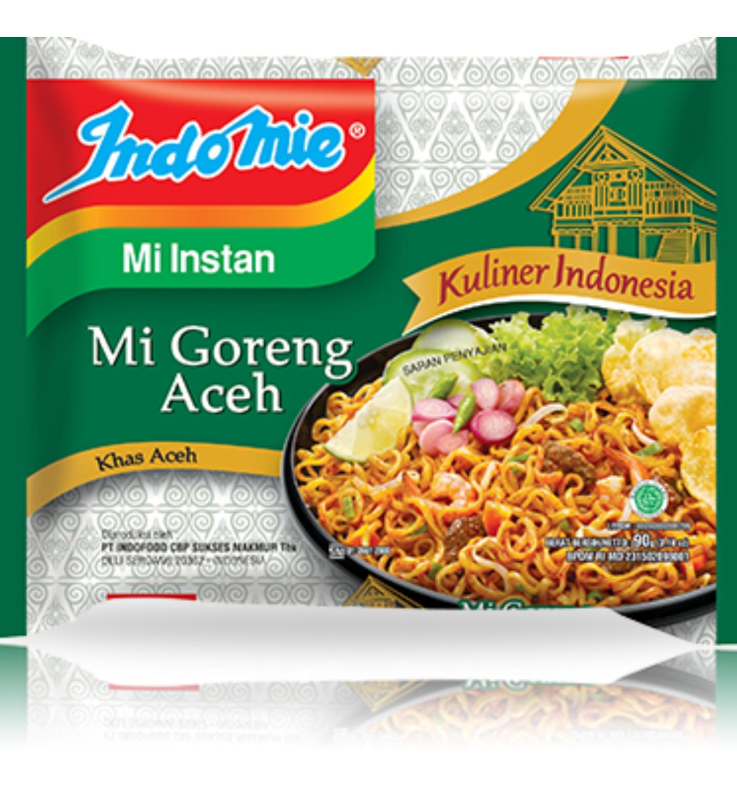 Indomie Mi Gogeng Aceh Spicy Beef Flavour 90g - 40 Pack- Product of Indonesia - Buy Online on SooperMarket.com