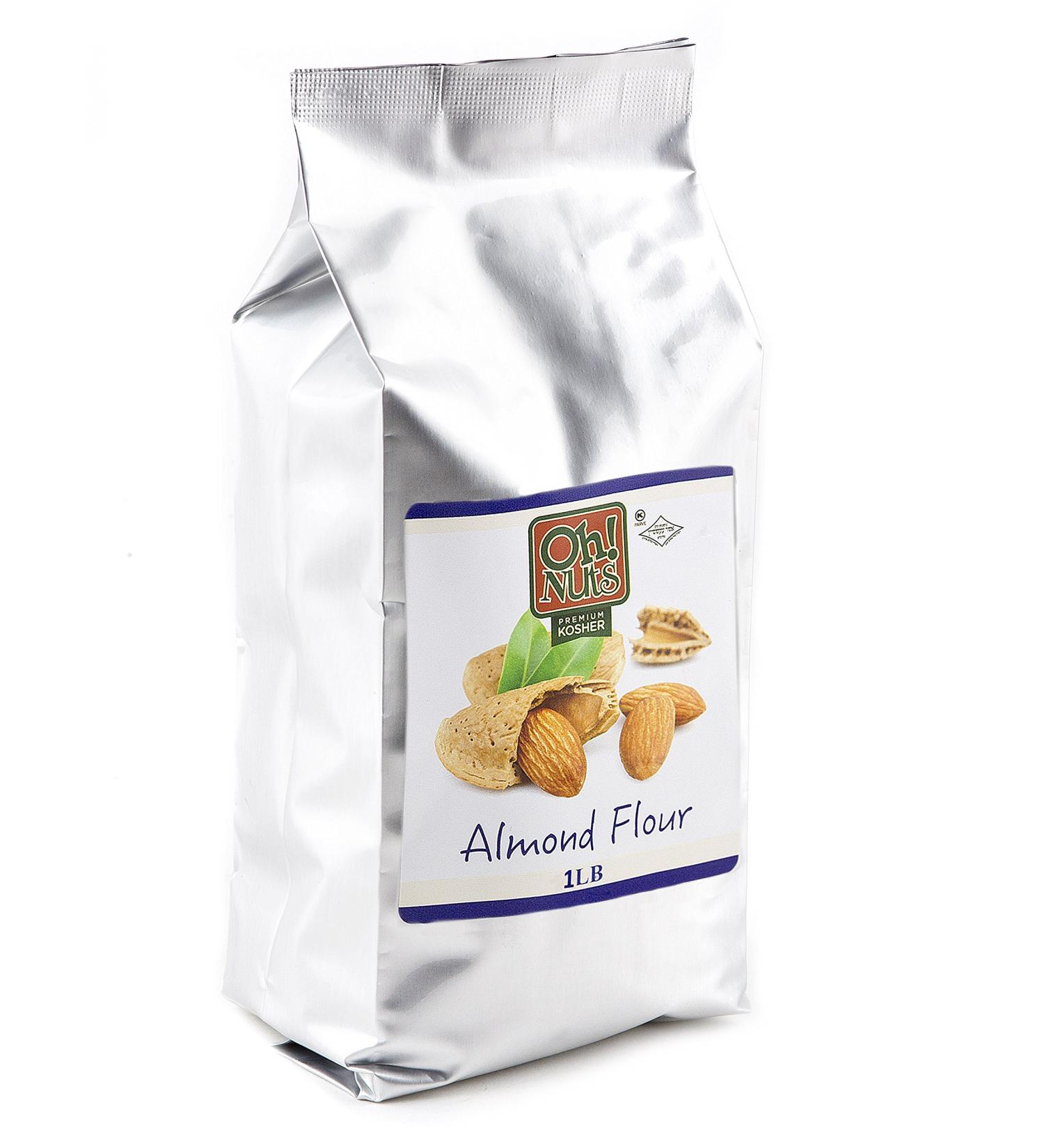 Almond Ground Flour Meal - 1 LB (16oz) Resealable Bulk Pack | Natural Unblanched Almond Flour for Cooking & Baking - Buy Online on SooperMarket.com