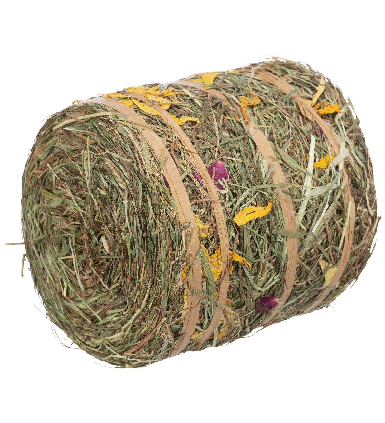 Trixie Hay roll with blossoms 500 g - 60798