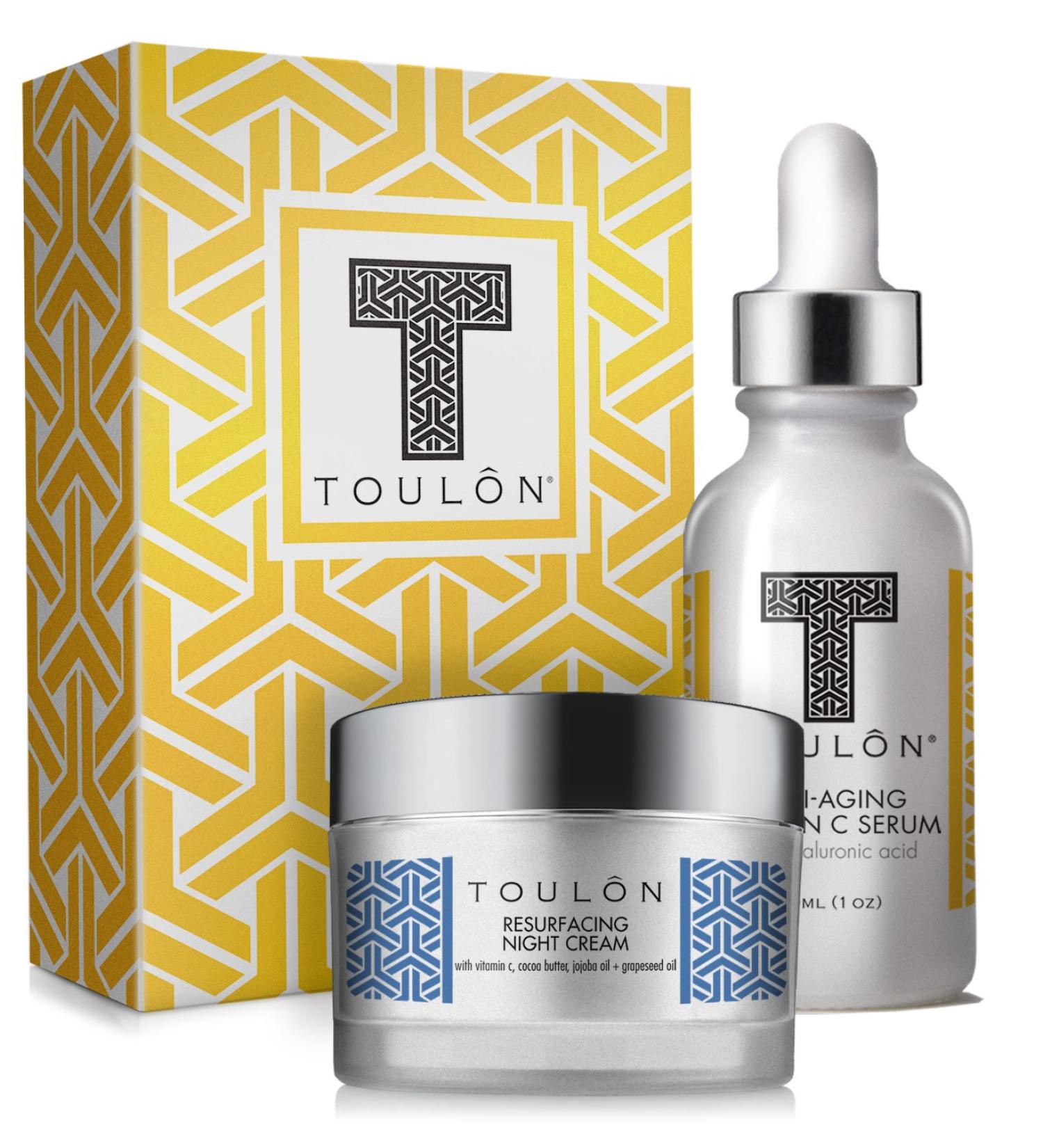 Vitamin C Anti-Aging Skin Care Kit | Women's Beauty Gift Set | Serum & Moisturizer for Day & Night - Buy Online on SooperMarket.com