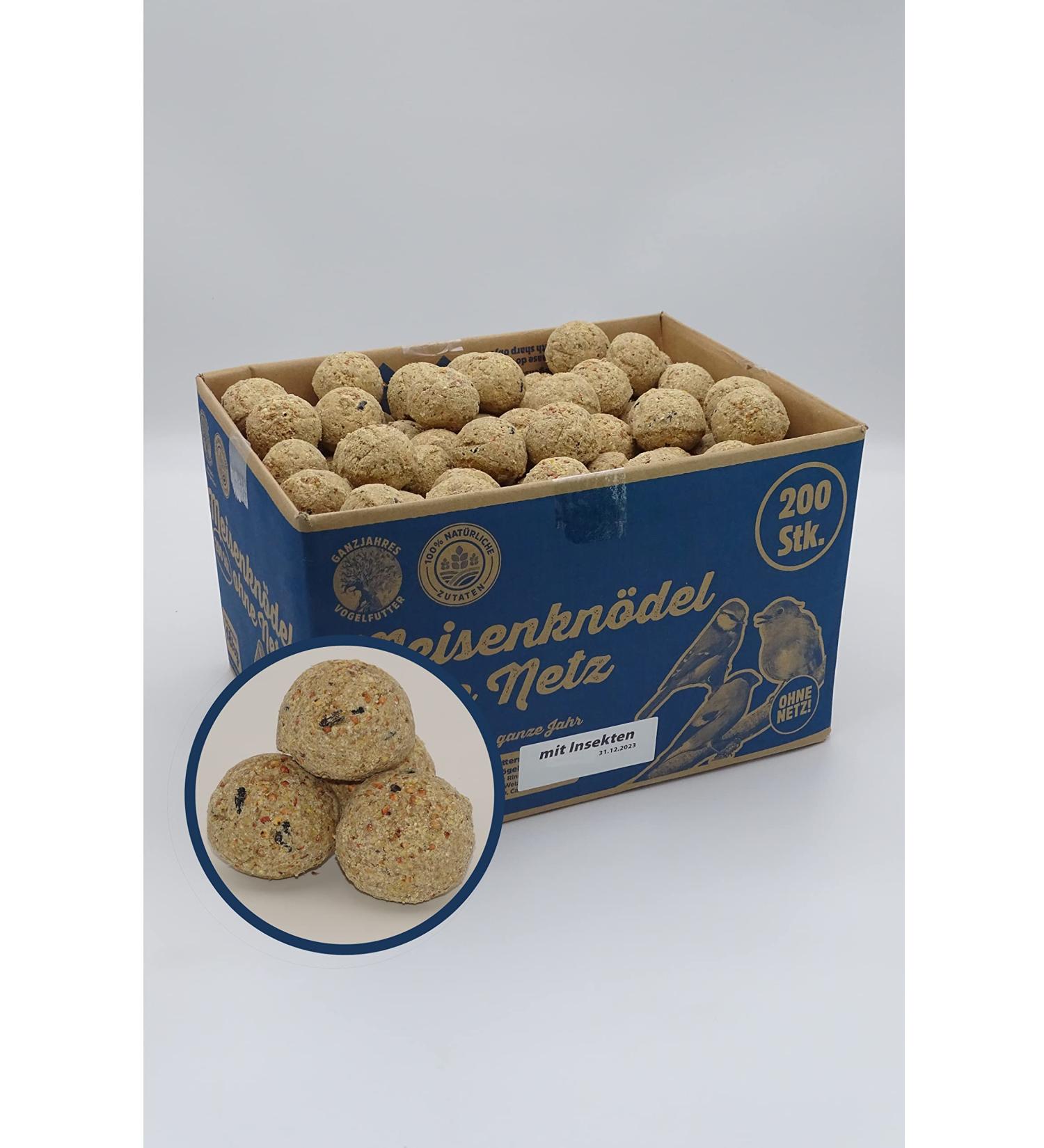 Futterbauer fat balls with insects approx. 200 pieces without net year-round bird food