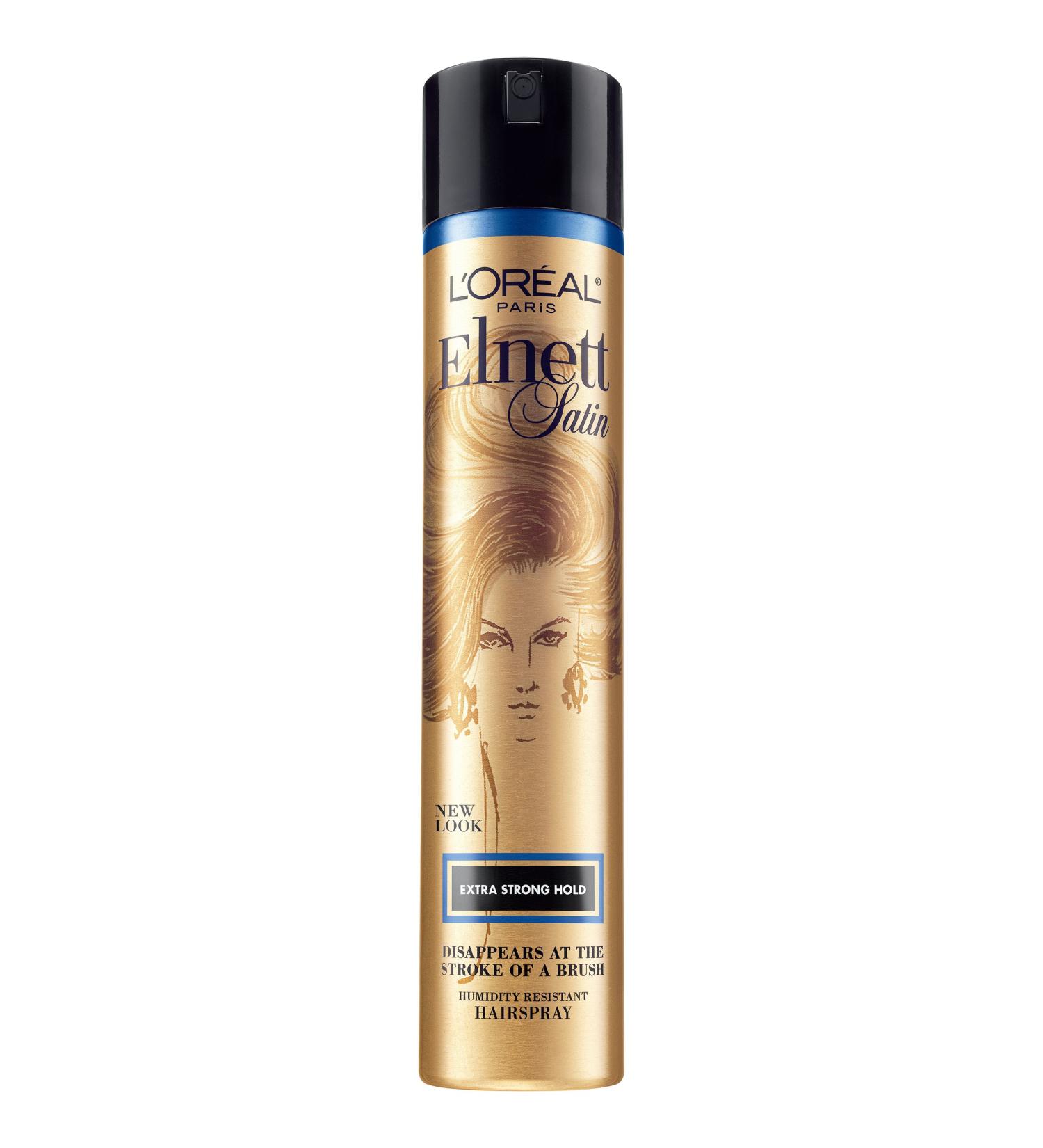 L'Oreal Paris Elnett Satin Extra Strong Hold Hairspray - 11 oz (Pack of 1) - Buy Online on SooperMarket.com