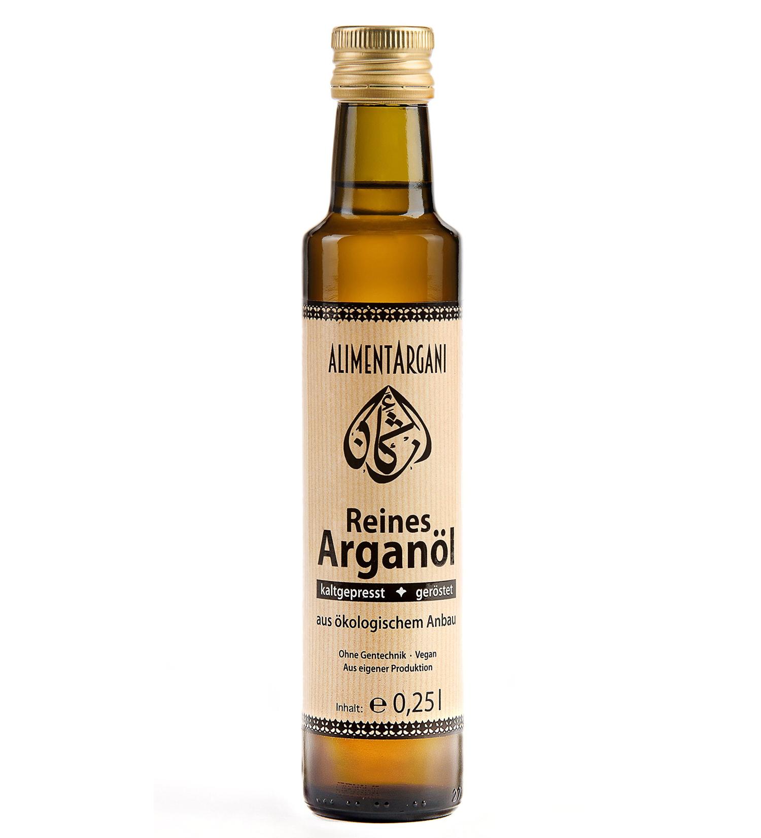 Alimentargani Organic Argan Oil 250ml - Cold Pressed Vegan Cooking Oil from Morocco - Buy Online on SooperMarket.com