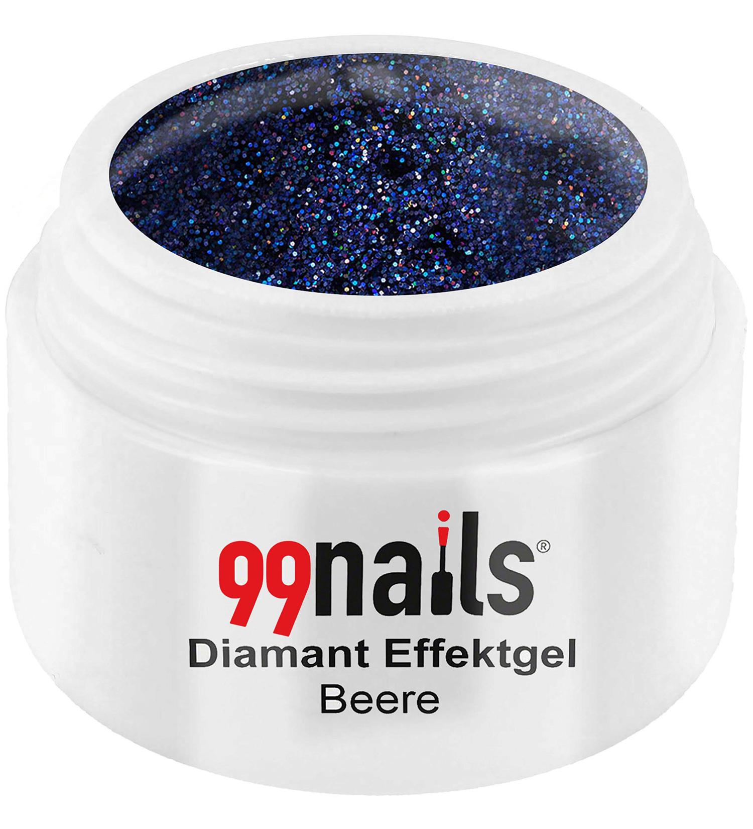 99nails Diamond Effect Gel - Berry (5 ml) | Premium Nail Gel for Stunning Manicures - Fast International Shipping - Buy Online on SooperMarket.com