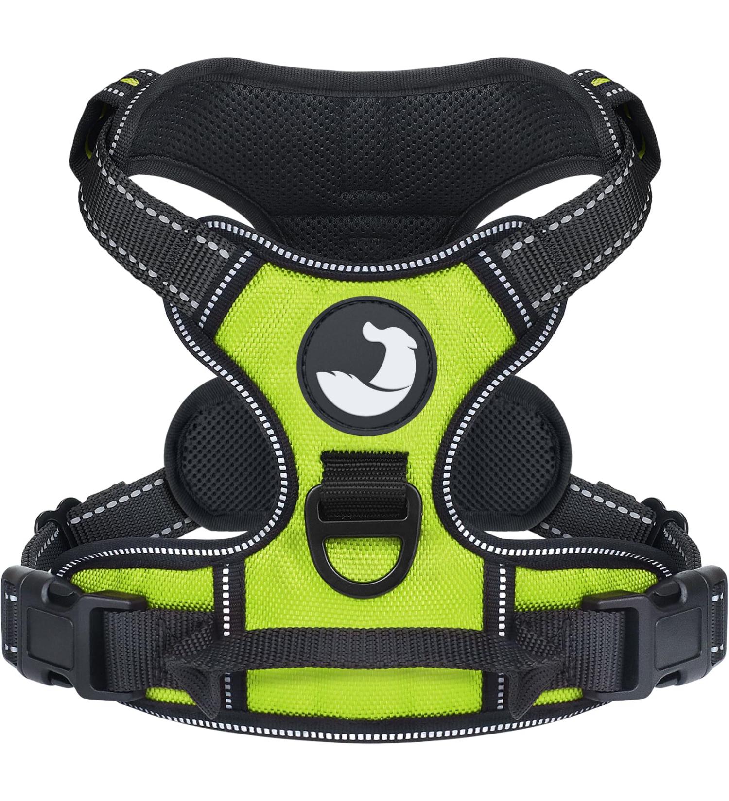 Shop Joytale Large Dog Harness - Reflective Padded Adjustable & Breathable - Safe Control Handle - Green XL for Ultimate Comfort - Buy Online on SooperMarket.com