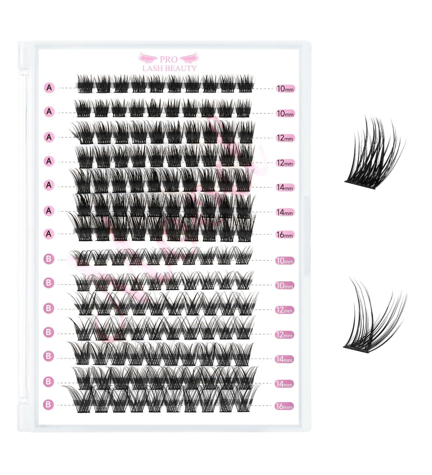 140 Pcs Lash Clusters 2 Styles Mixed Cluster Lashes DIY Eyelash Extensions Eyelash Cluster Extension DIY Individual Lashes Super Thin Band Soft and Easy to Wear (Demure+Blissfu D-Mix) 10-16mix Demure+Blissful - Buy Online on SooperMarket.com