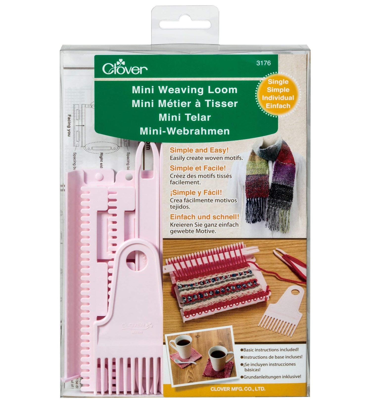 Clover Mini Weaving Loom Single - Perfect for Small DIY Projects - Buy Online on SooperMarket.com