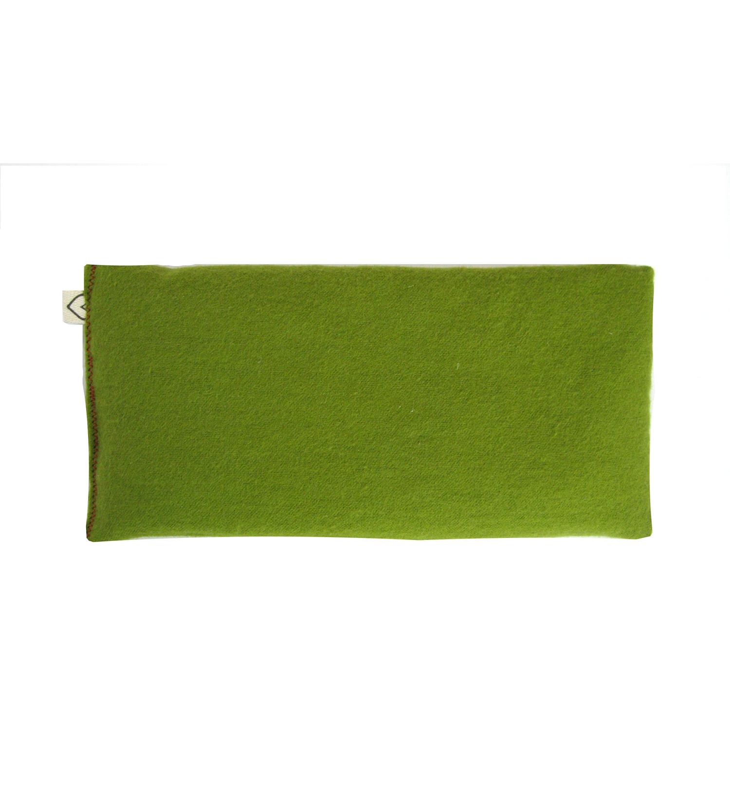 Peacegoods Unscented Flax Seed Eye Pillow | Microwavable & Weighted | Soft Cotton Flannel | Yoga, Massage, Headache Relief | Made in USA | Kiwi Green - Buy Online on SooperMarket.com