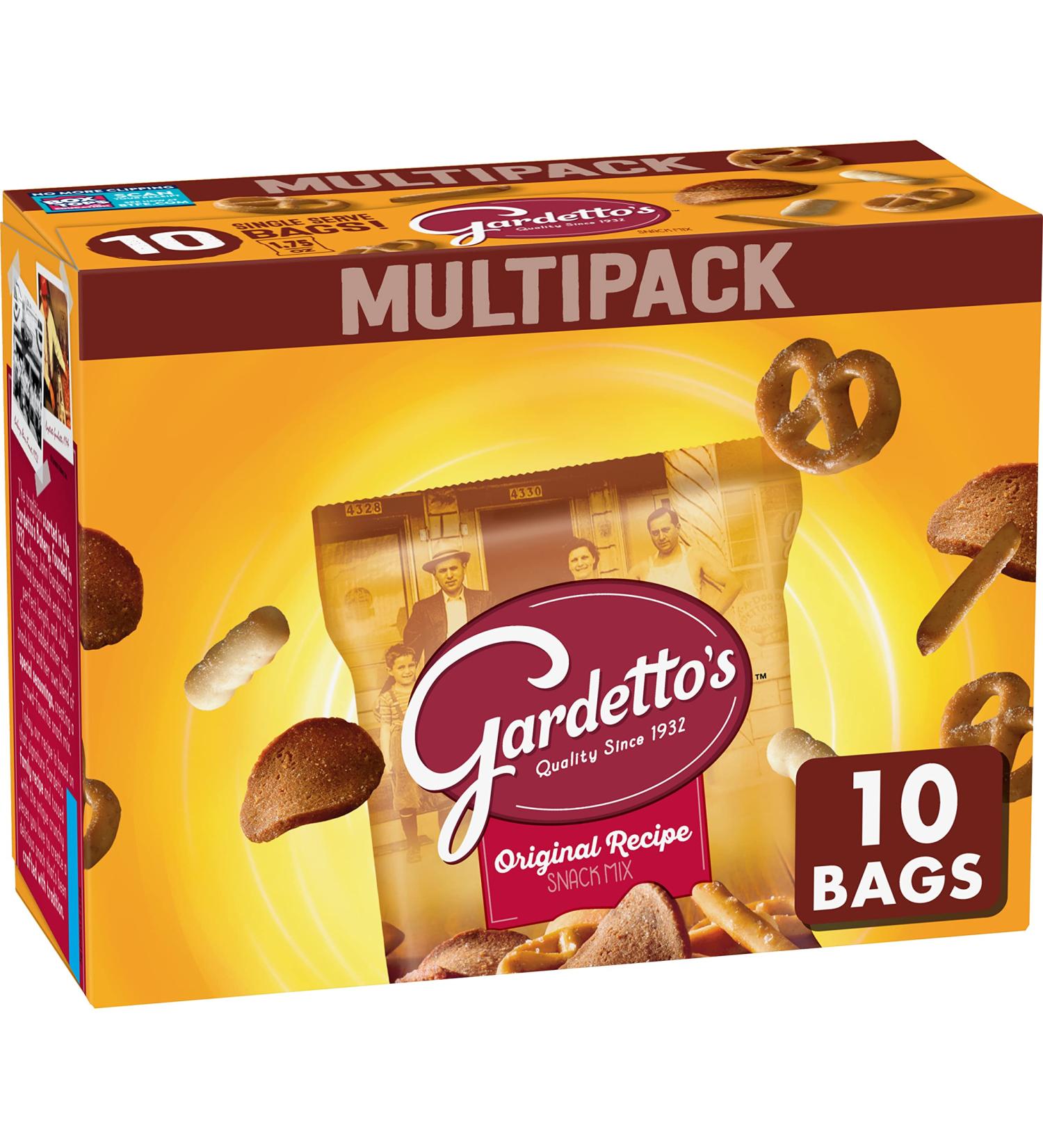 Gardetto's Original Recipe Snack Mix Multipack 1.75 oz 10 ct - Savory Snack Bags - Buy Online on SooperMarket.com