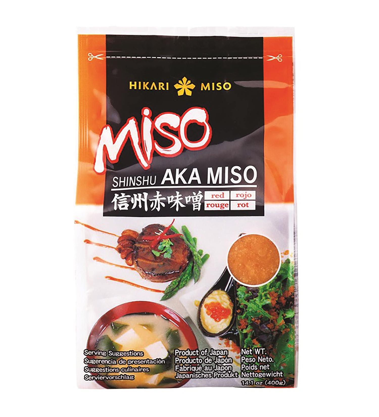Shinshu Miso 400g (Red AKA) - Authentic Soybean Paste for Traditional Japanese Cooking - Buy Online on SooperMarket.com