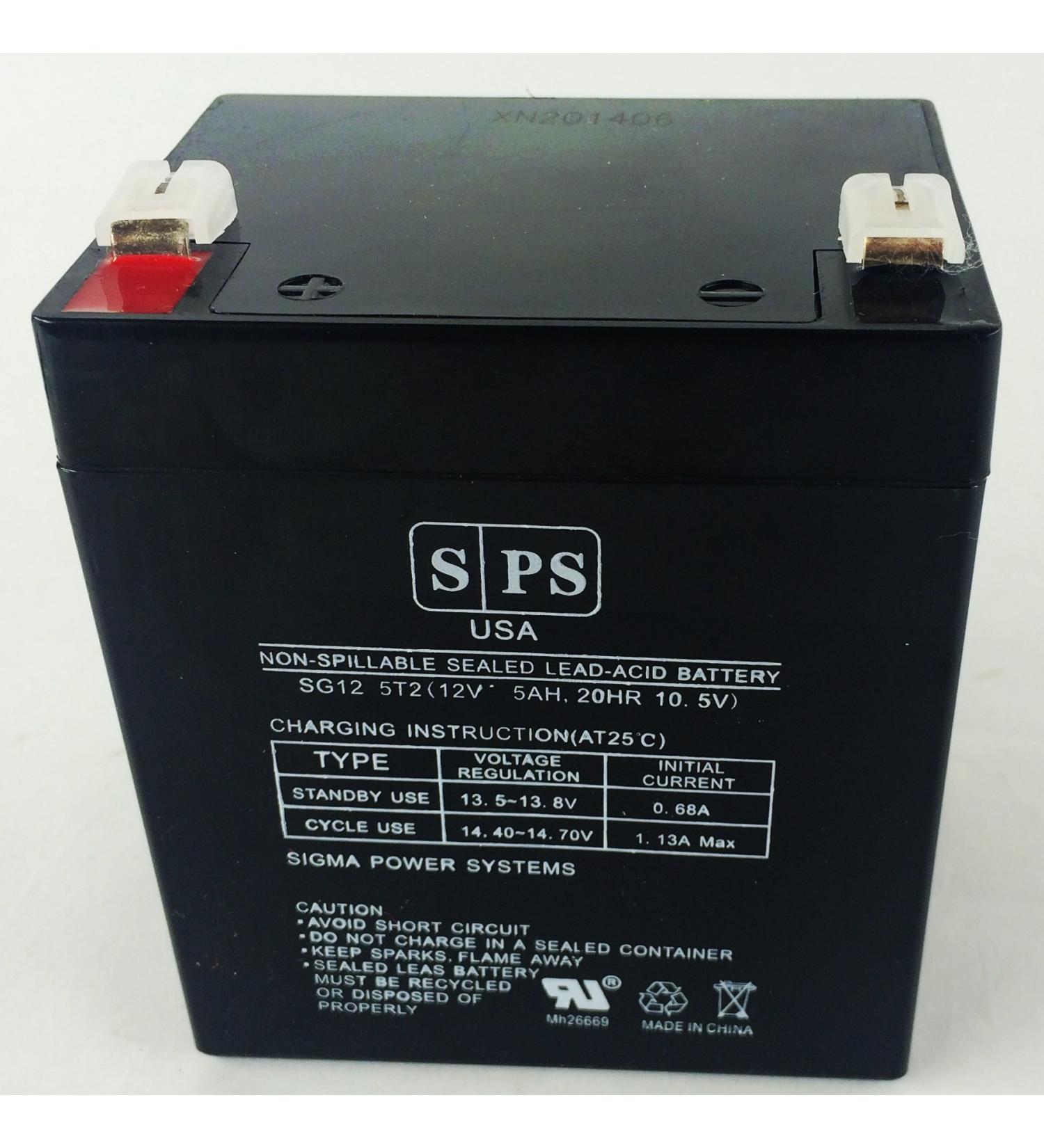 SPS 12v 5Ah Powerware 5125-5000-6000kVA UPS Replacement Battery Brand