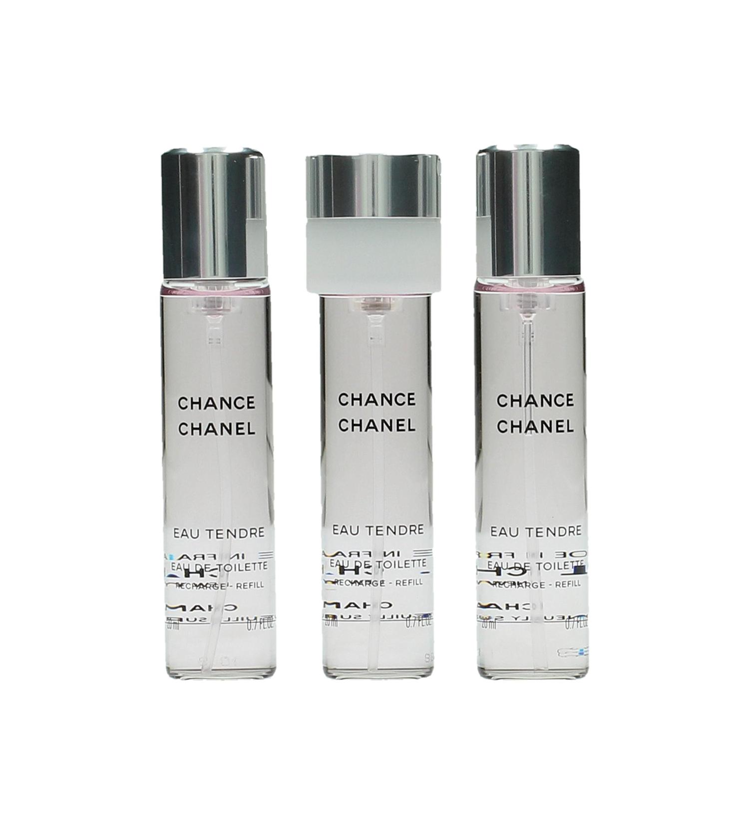 Chanel Chance Eau Tendre Twist & Spray Eau De Toilette Refill 3x20ml