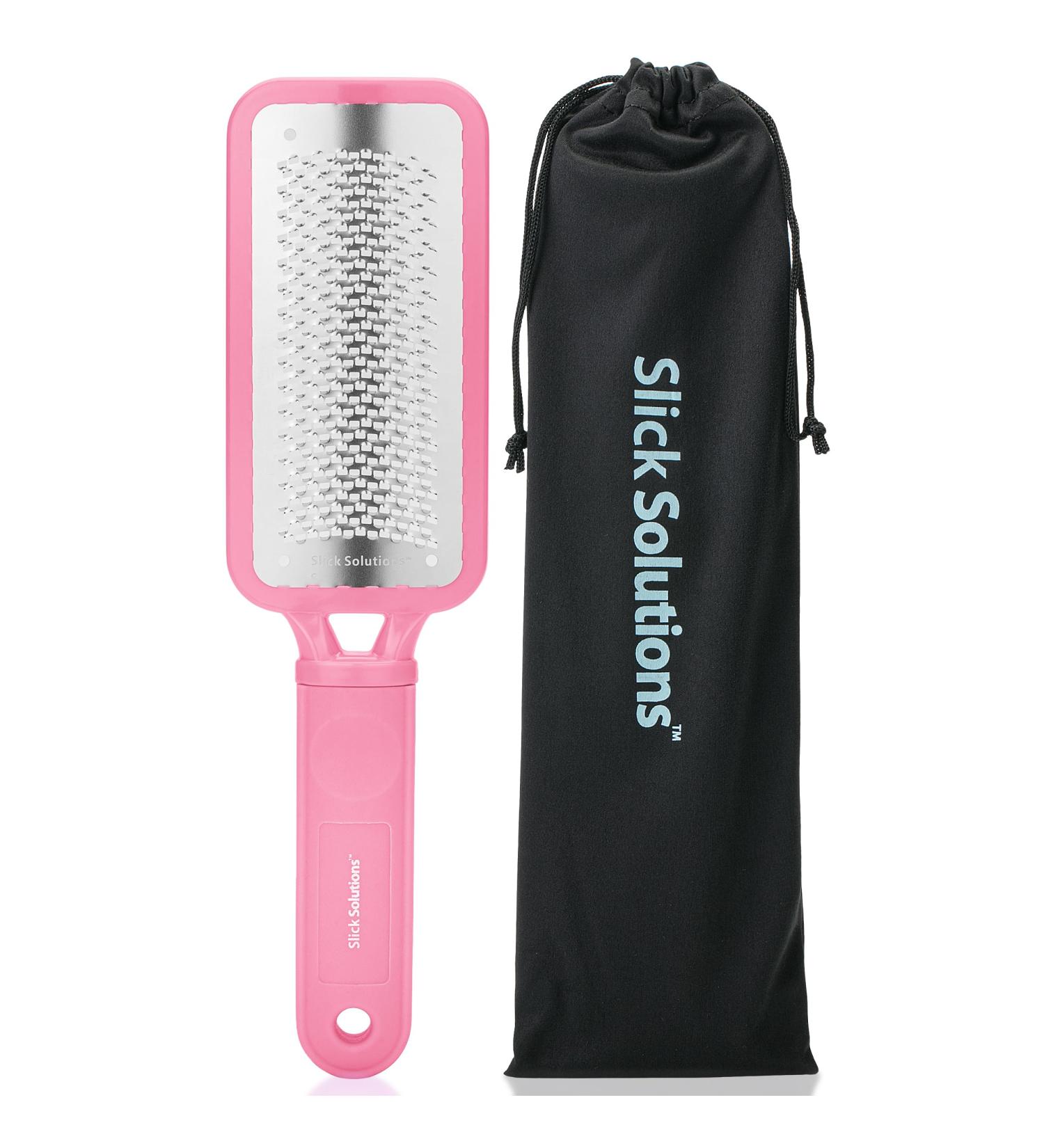 Slick Pink Foot File Callus Remover - Effective Dead Skin Scraper & Heel Grater for Smooth Feet - Buy Online on SooperMarket.com