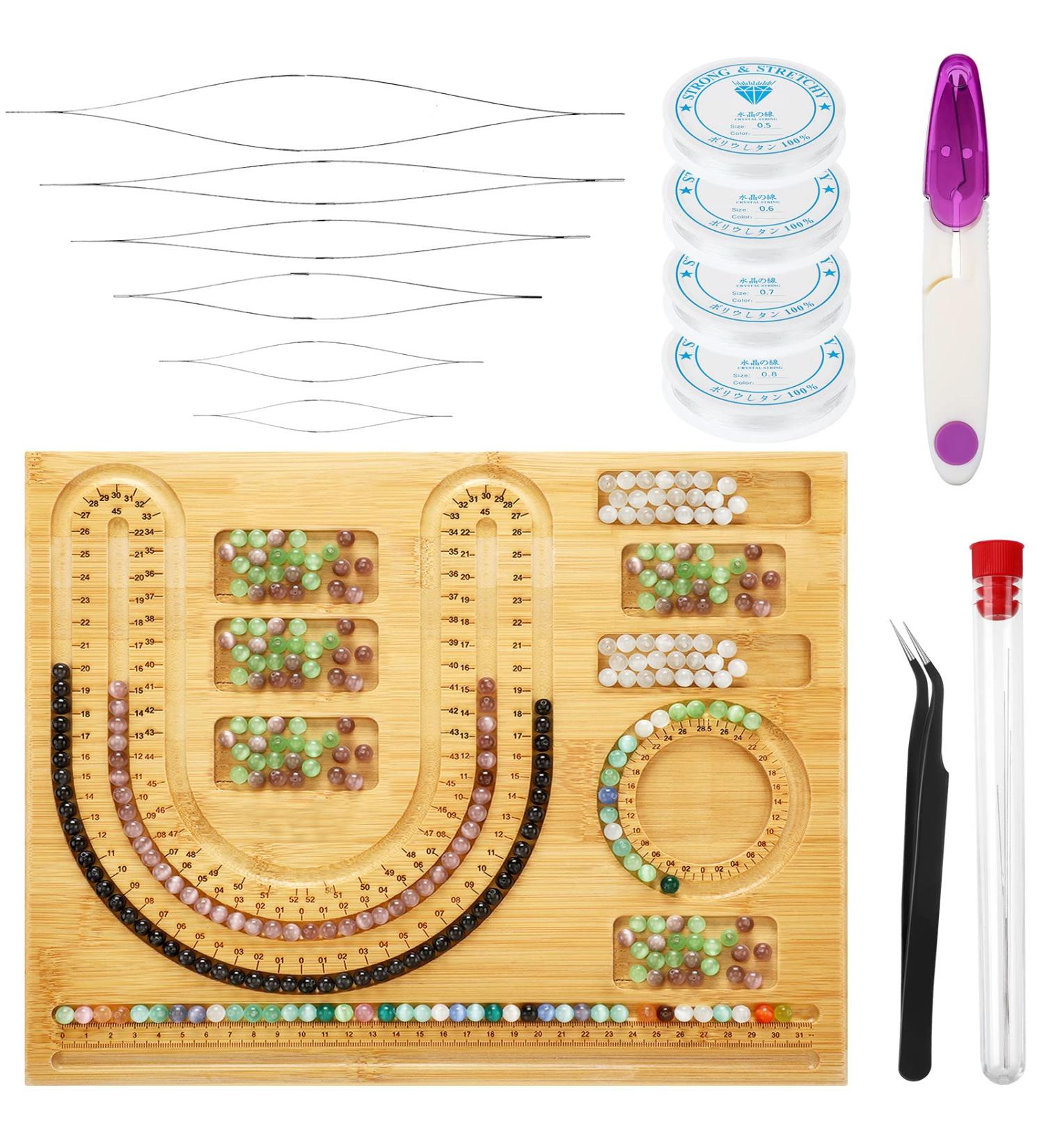 Jutom Bead Design Board and Measuring Mat Set - Craft Supplies for DIY Jewelry Making - Buy Online on SooperMarket.com