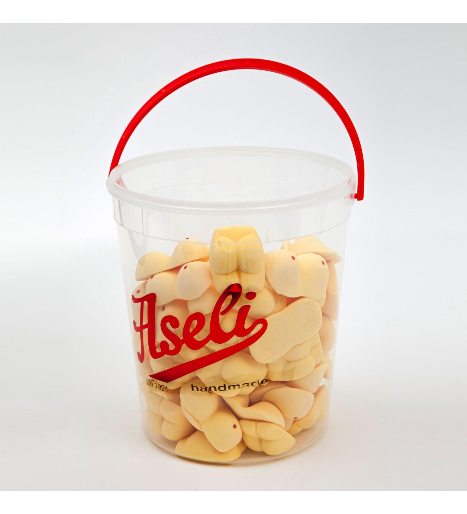 Buses and Po - Aseli |Mouse bacon |Marshmallows |Partygag |Foam sugarIn the reversible box |Handmade |Gluten -free |Lactose -free (1000 gr) 1 kg (1 Pack)