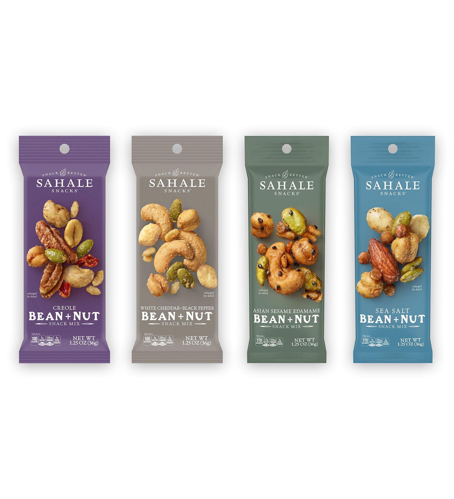 Sahale Snacks Bean + Nut Snack Mix Variety Pack - 12 x 1.25 Oz | Healthy Snack - Buy Online on SooperMarket.com