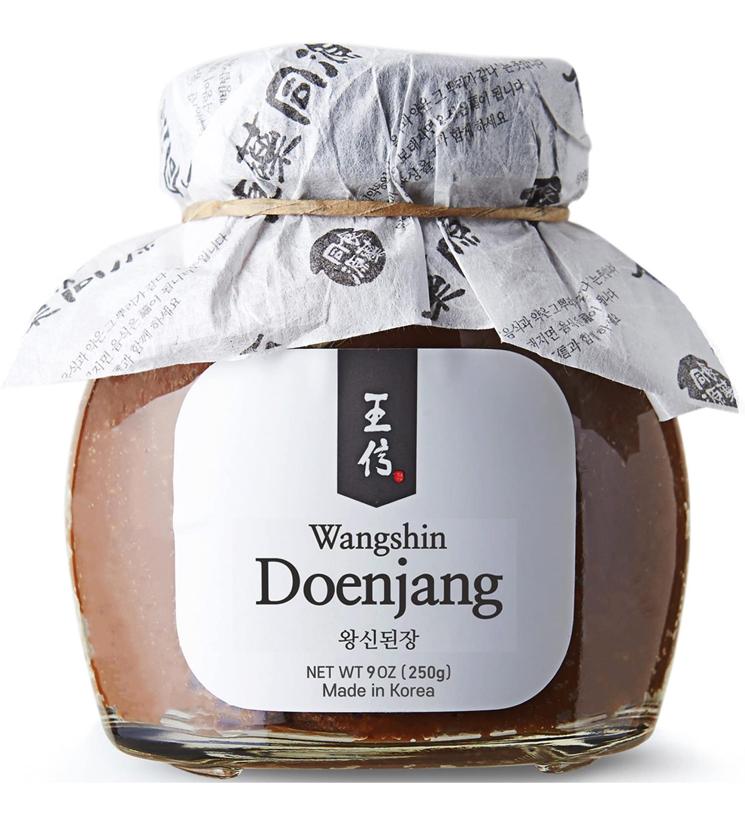 Wangshin Doenjang Aged 3 Years (9oz) - Premium Korean Soybean Paste | Traditional Fermentation in Clay Pots | 9 Ounce Pack - Buy Online on SooperMarket.com