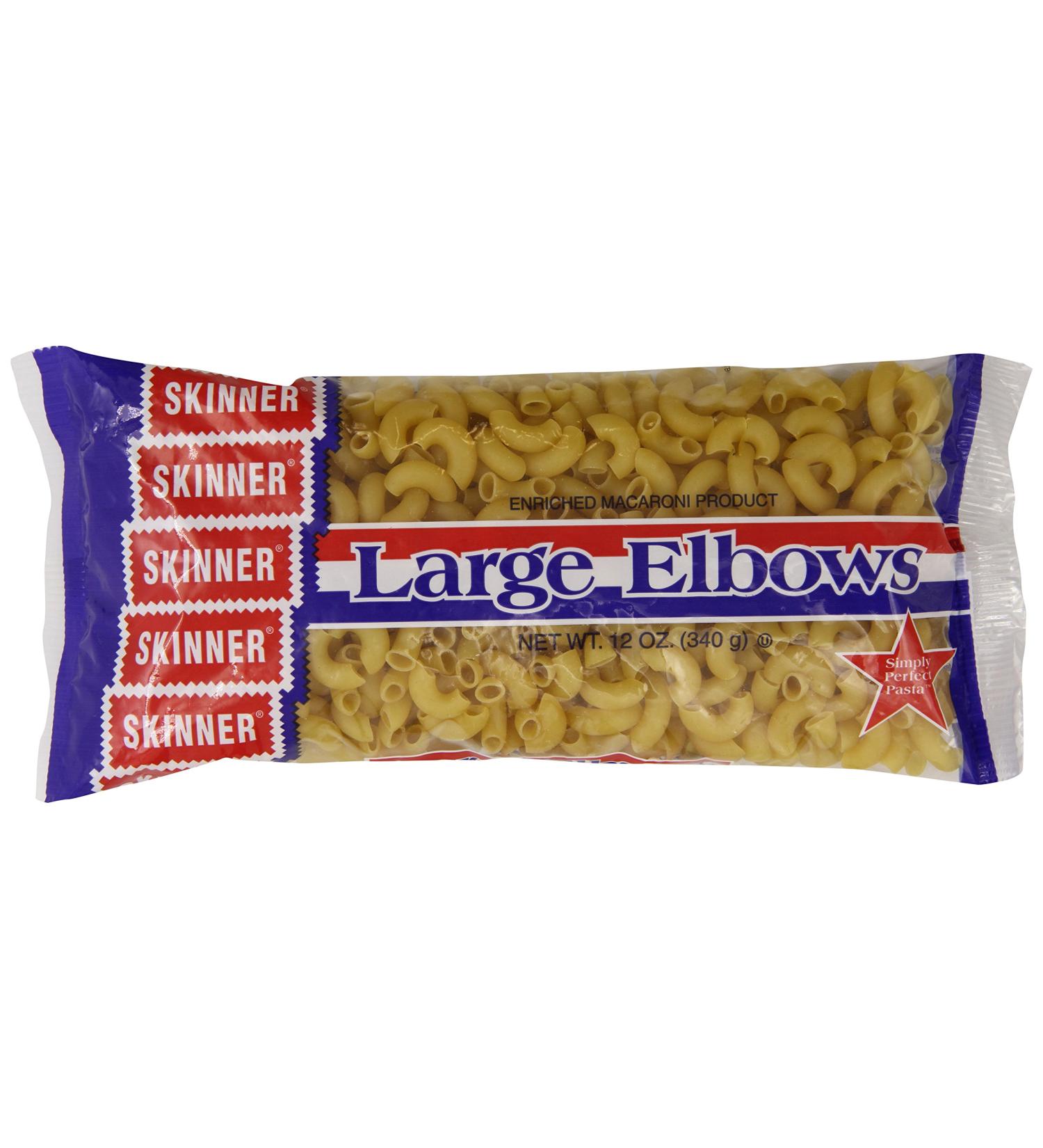 Skinner Large Elbow Macaroni 12oz - Premium Quality Pasta for Delicious Recipes - Buy Online on SooperMarket.com