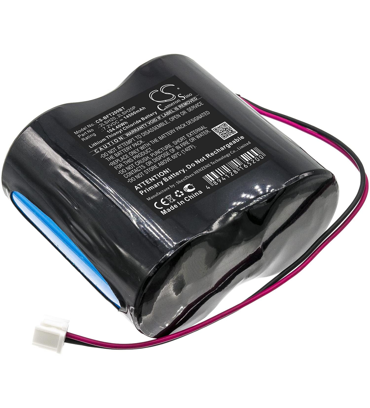 14500mAh Battery Replacement for Gas Fire Ignition - Compatible with 2S1PLSH2 2LSH20 2LSH20P 2S1PLSH20S 2ER34615M (7.2V) | International Shipping Available - Buy Online on SooperMarket.com