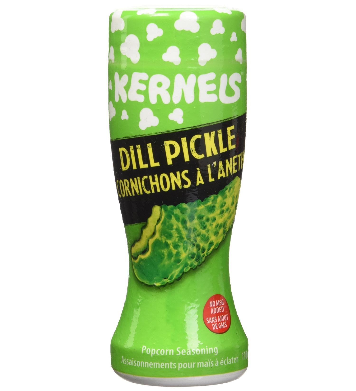 Kernels Dill Pickle Popcorn Seasoning 3.8 oz - Authentic Flavors, Pack of 1 - Buy Online on SooperMarket.com