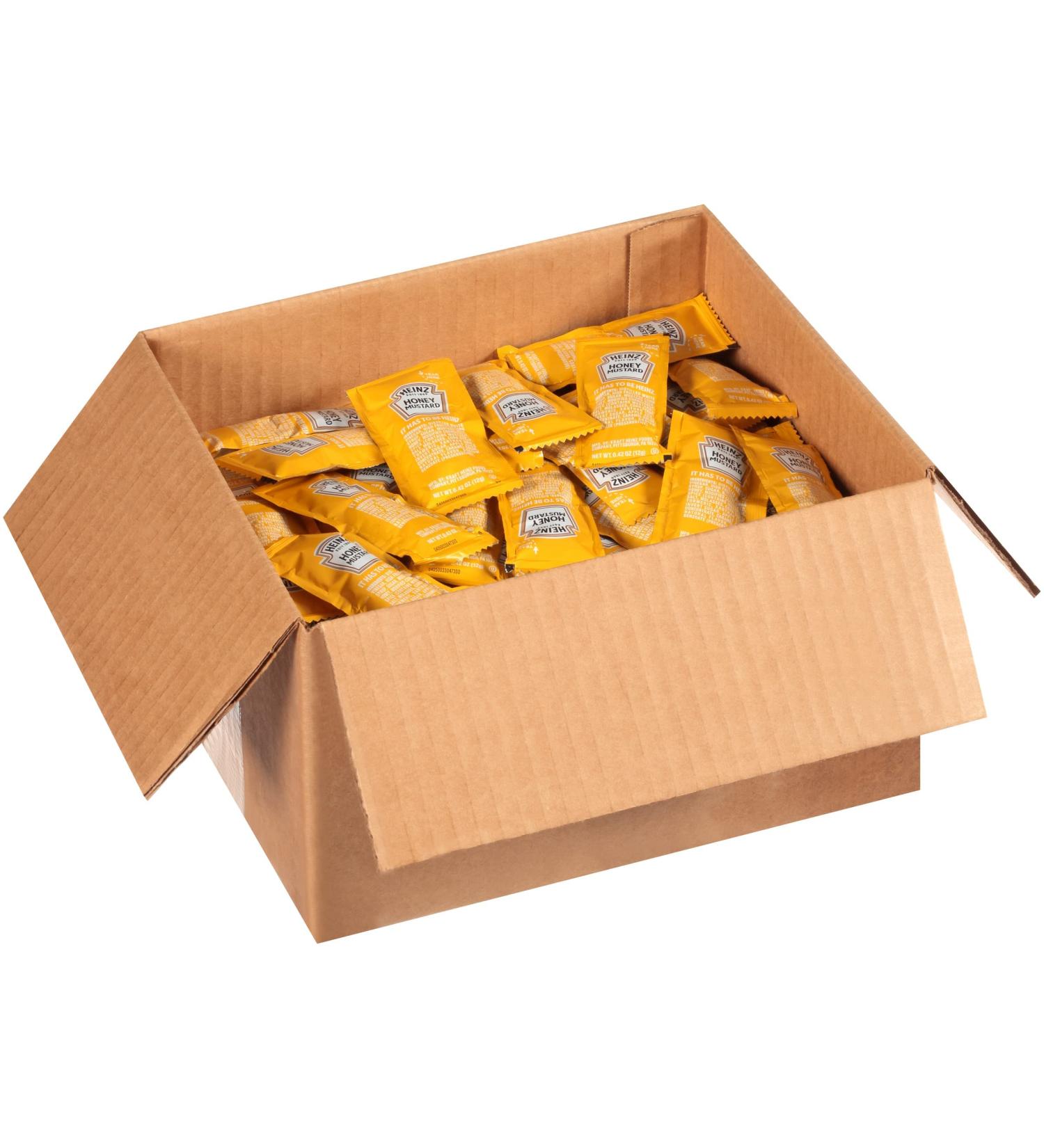 Heinz Honey Mustard Dressing Single Serve Packets 0.4 oz (Pack of 200) - 0.42 Ounce Honey Mustard Packets - Buy Online on SooperMarket.com