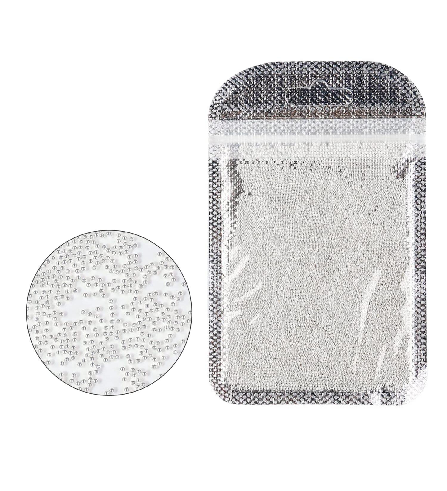 Nail Art Beads Nail Art Metal Nail Beads For Nail Art DIY Craft Silver Nail Art Steel Beads Nail Caviar Beads Nail Art Steel - Buy Online on SooperMarket.com