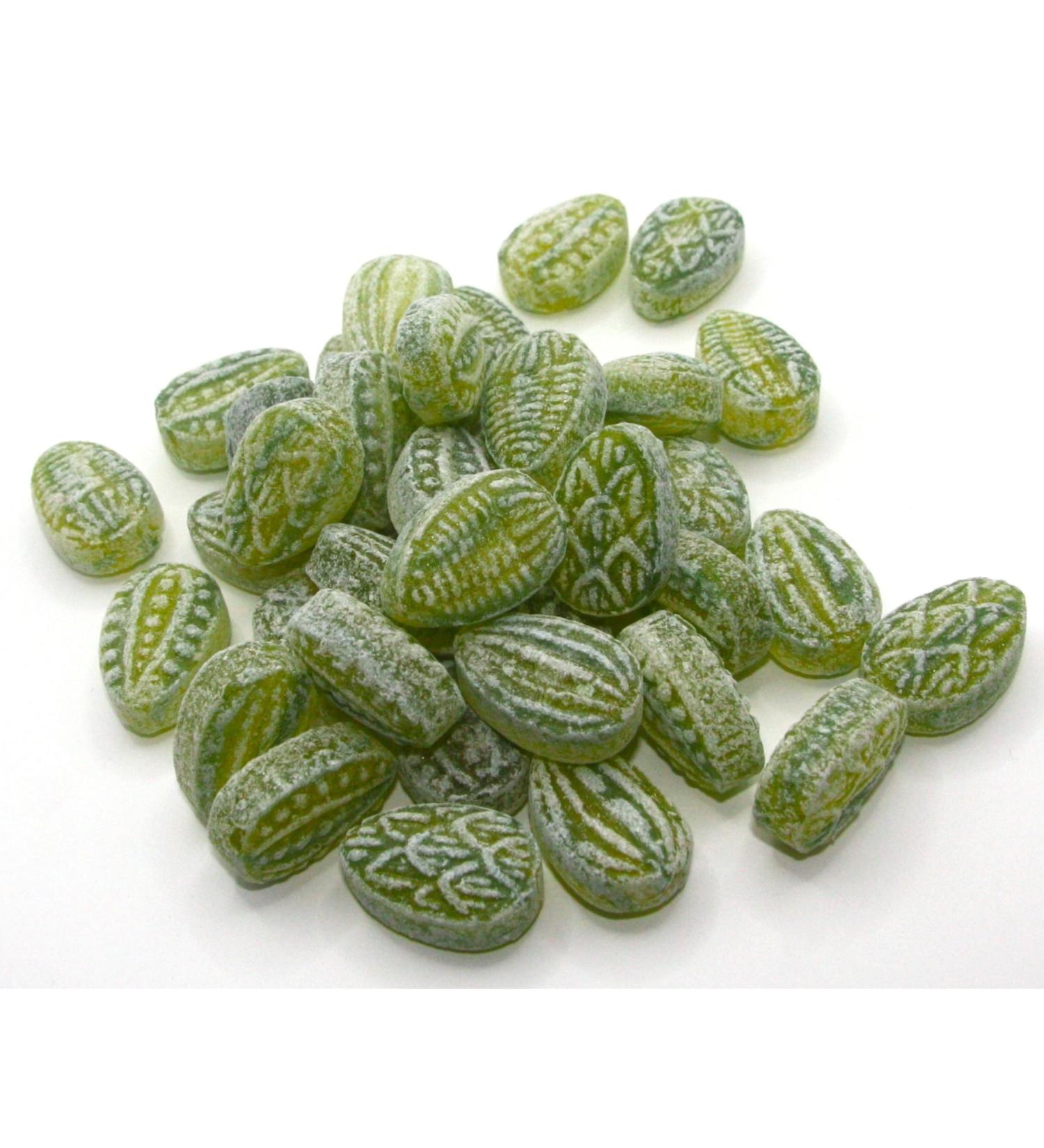 250 g cucumber lemon sweets from fairground candy