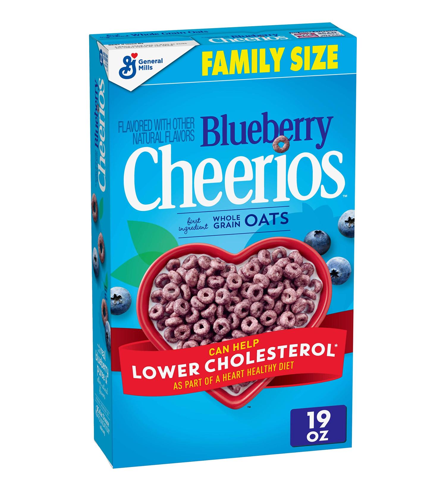 Blueberry Cheerios Gluten Free Cereal with Oats - 19 oz (1.18 lb) - Pack of 1 - Buy Online on SooperMarket.com