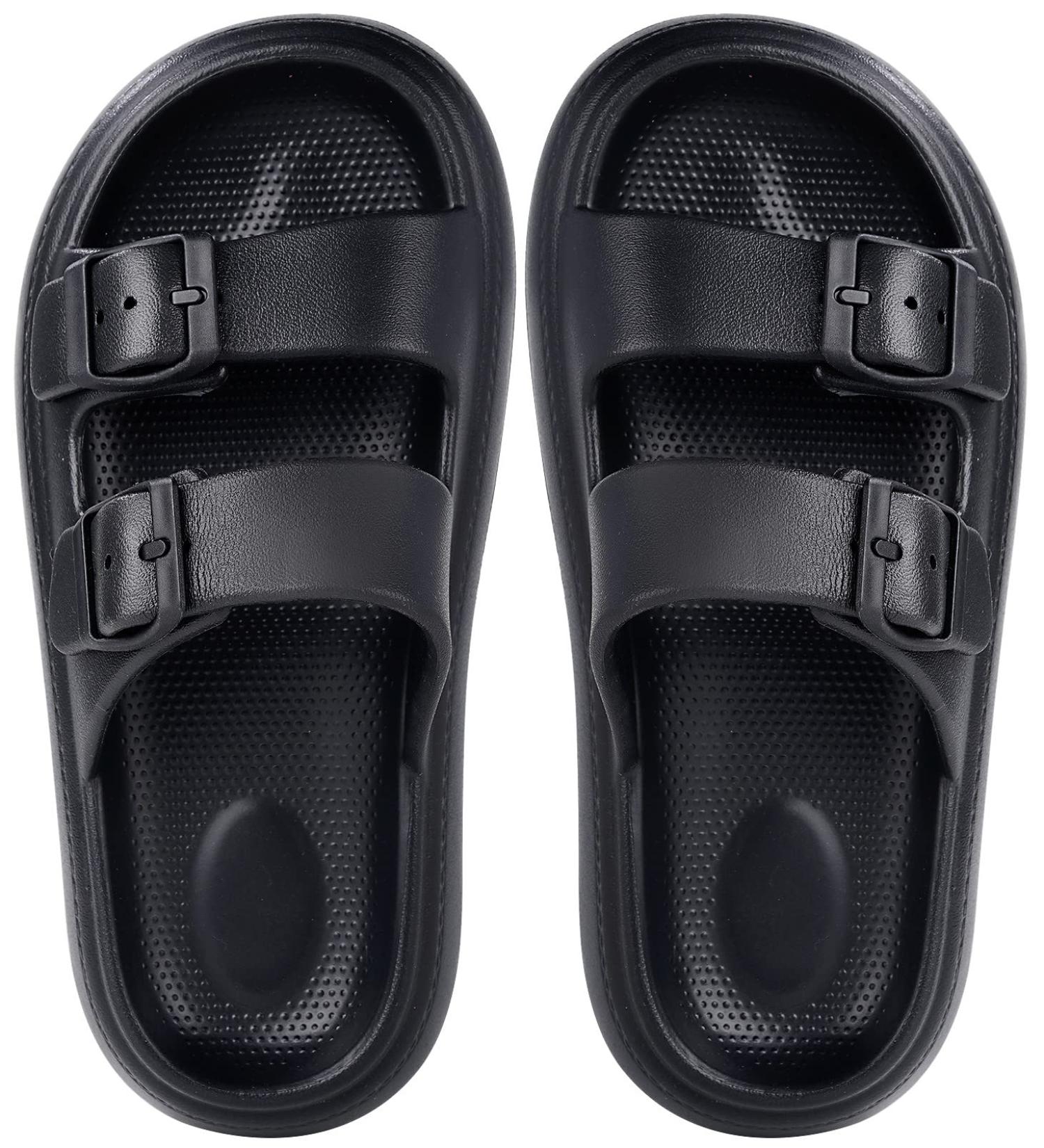 Sistke Children's Flip-Flop Slippers | Summer Bathing & Shower Slides for Girls | Black 27/28 EU Beach Sandals - Buy Online on SooperMarket.com