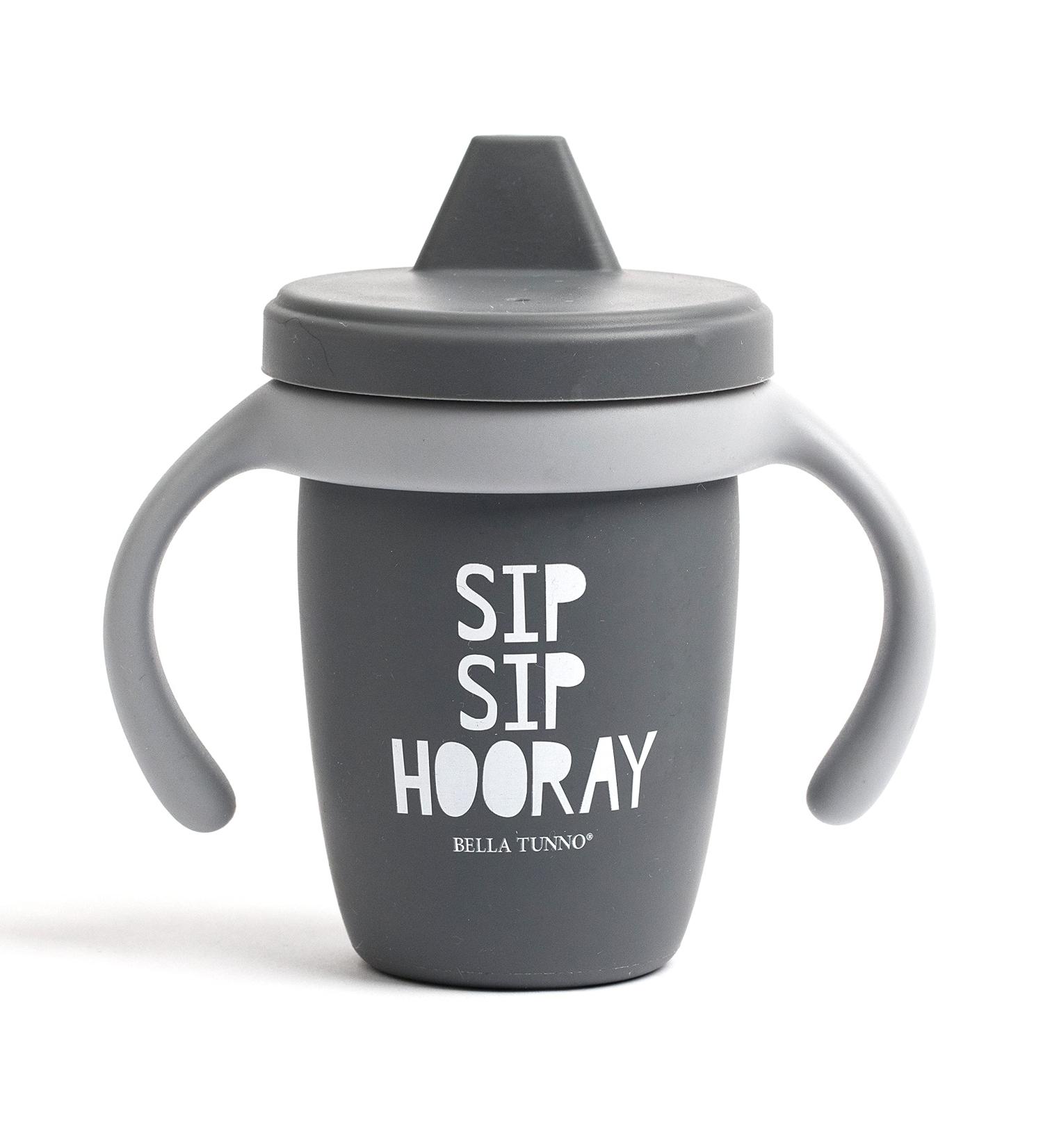 Bella Tunno Happy Sippy Cup - 6+ Months | Non-Toxic Silicone | BPA Free | Sip Sip Hooray - 8 oz - Buy Online on SooperMarket.com