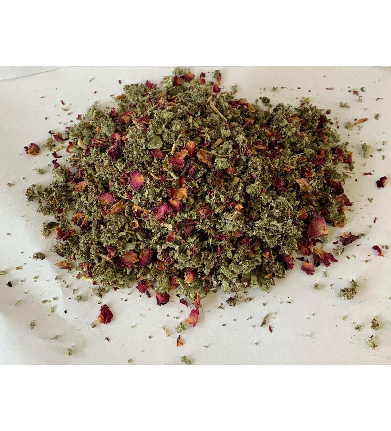 Marshmallow Raspberry Leaf & Rose Petal Tea (50g)