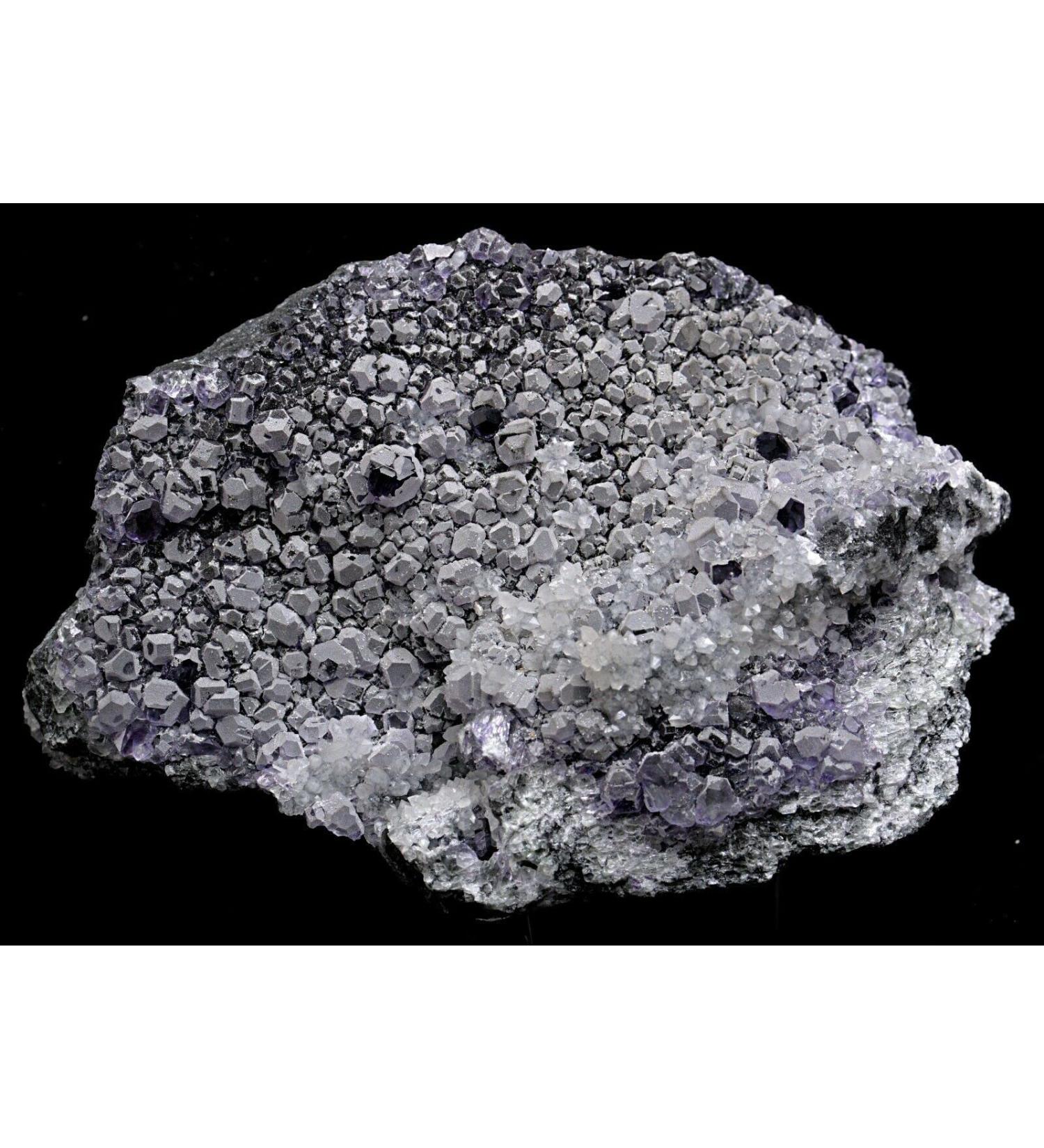 1108g Natural Blue Purple Fluorite Quartz Specimen Full of Texture - Buy Online on SooperMarket.com