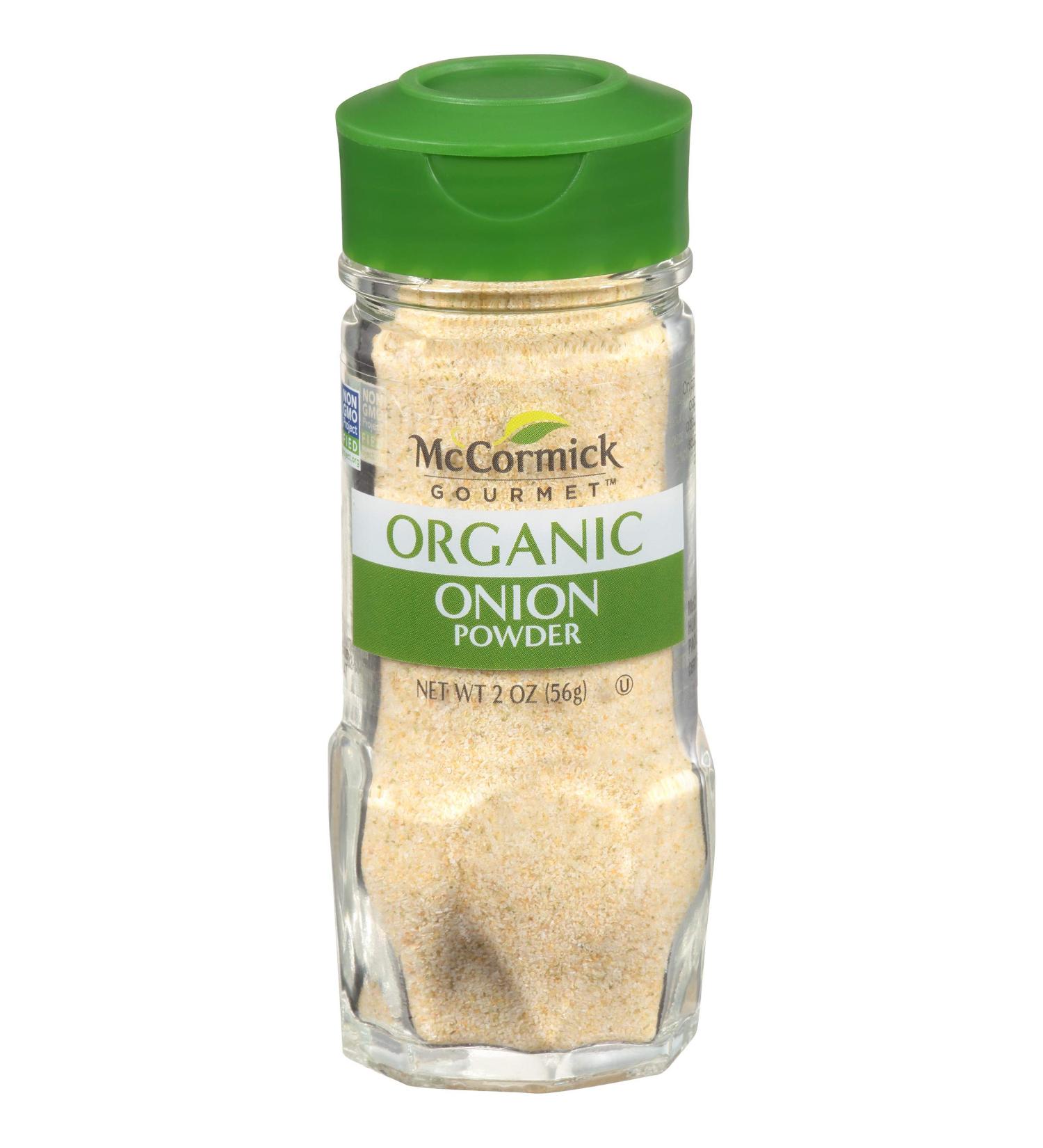 McCormick Gourmet Organic Onion Powder - 2 oz | Premium Quality Spice - Buy Online on SooperMarket.com