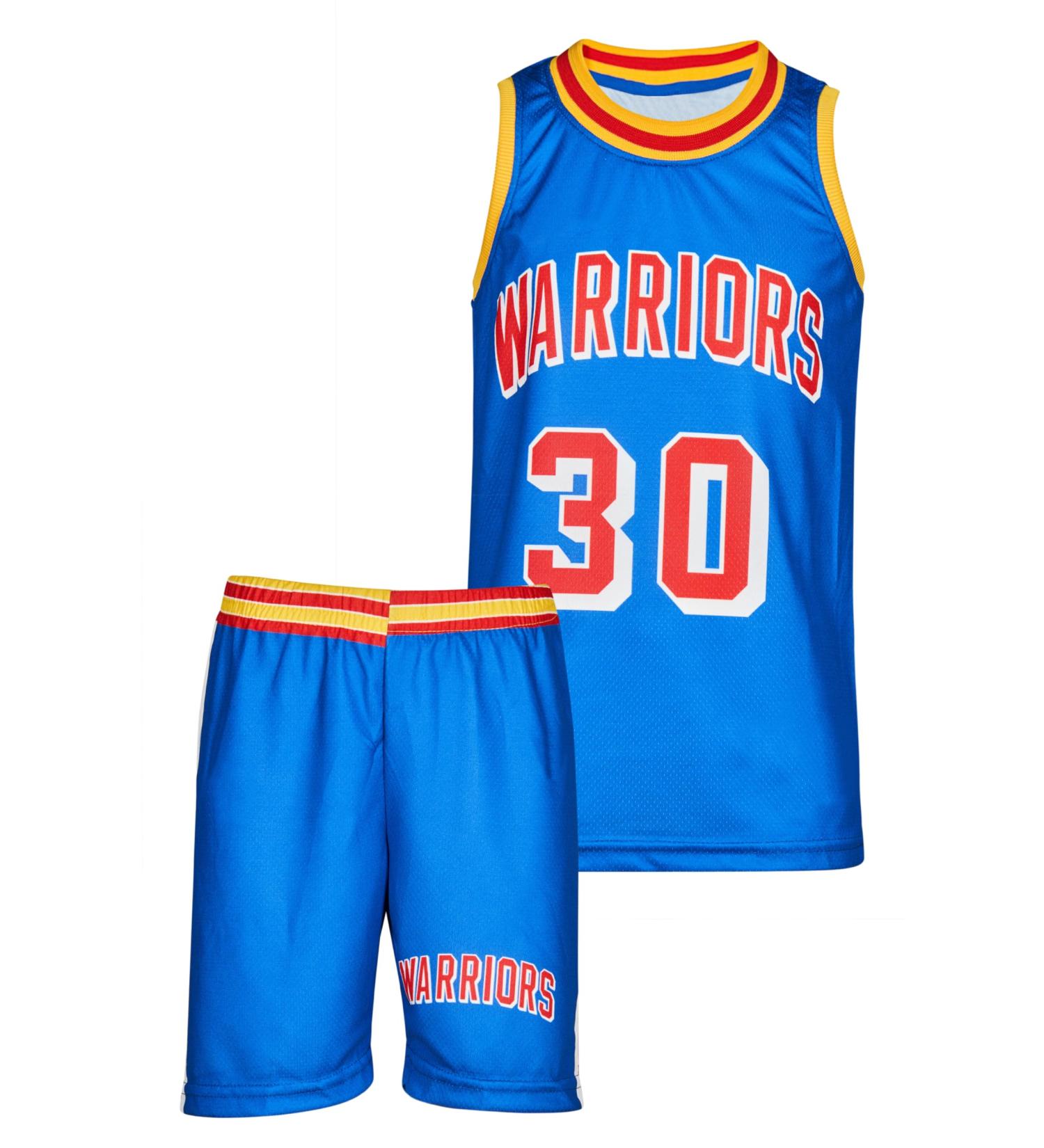 Shop Amdrabola Basketball Children Jersey Set - Boys & Girls Training Kit with Shorts (Ages 4-13) - Stylish Black & Light Blue - Buy Online on SooperMarket.com